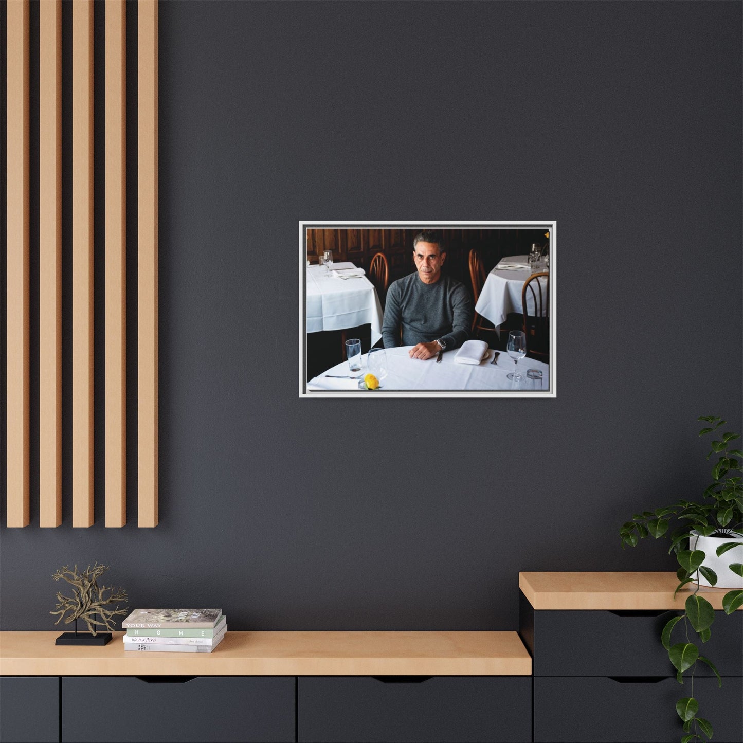 Skinny Joey Merlino - "We Can Go Anywhere" Matte Canvas, Black Frame
