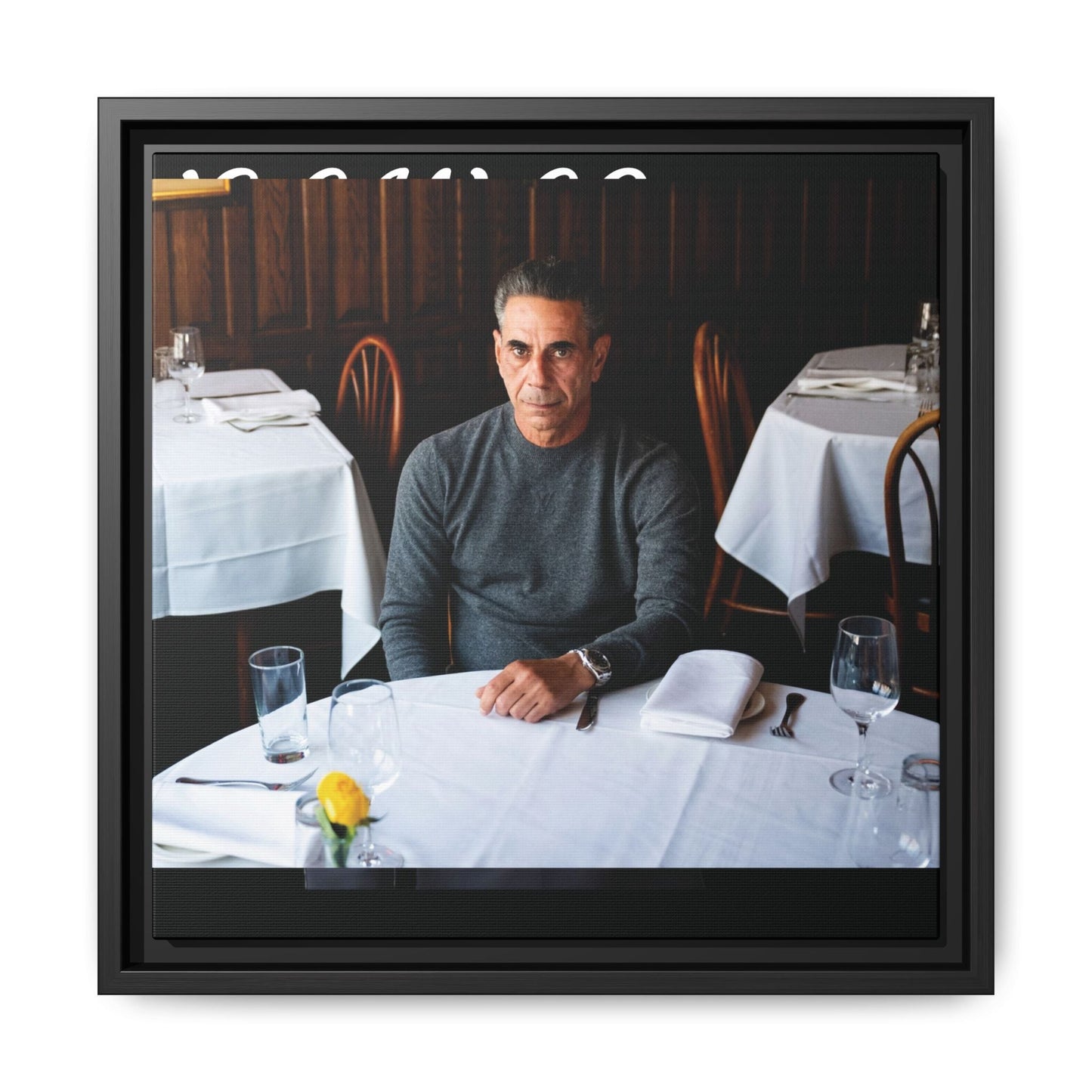 Skinny Joey Merlino - "We Can Go Anywhere" Matte Canvas, Black Frame