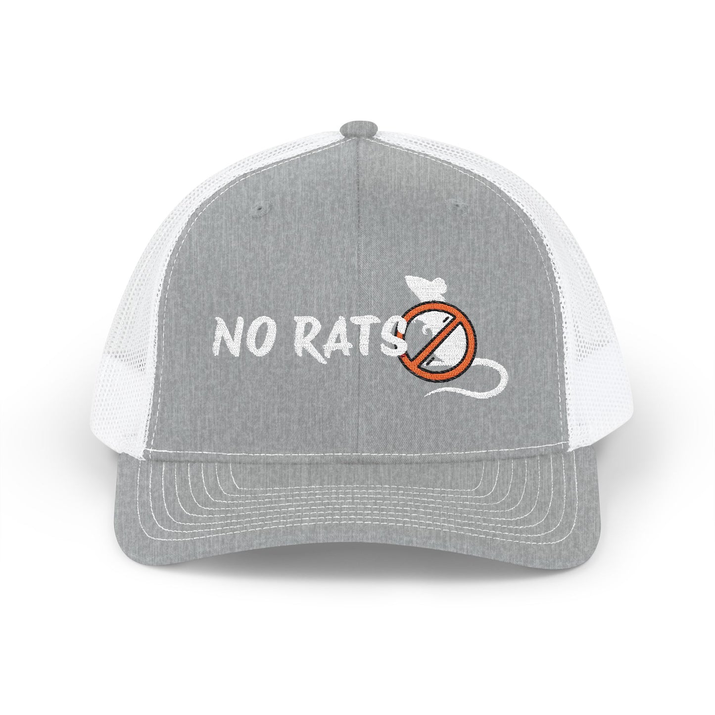 No Rats Snapback Trucker Embroidery Cap l No Snitches l No Informants l No Snakes