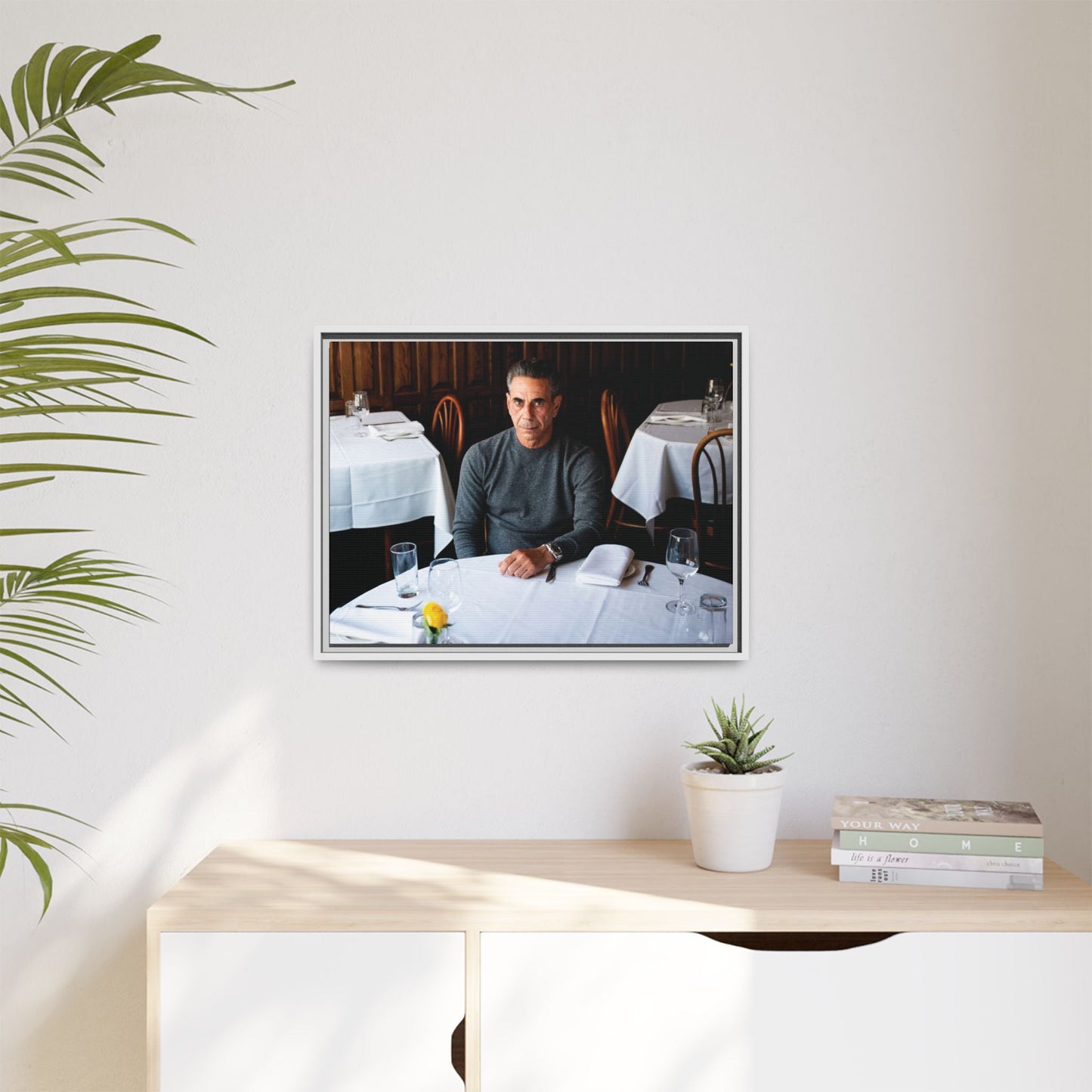 Skinny Joey Merlino - "We Can Go Anywhere" Matte Canvas, Black Frame