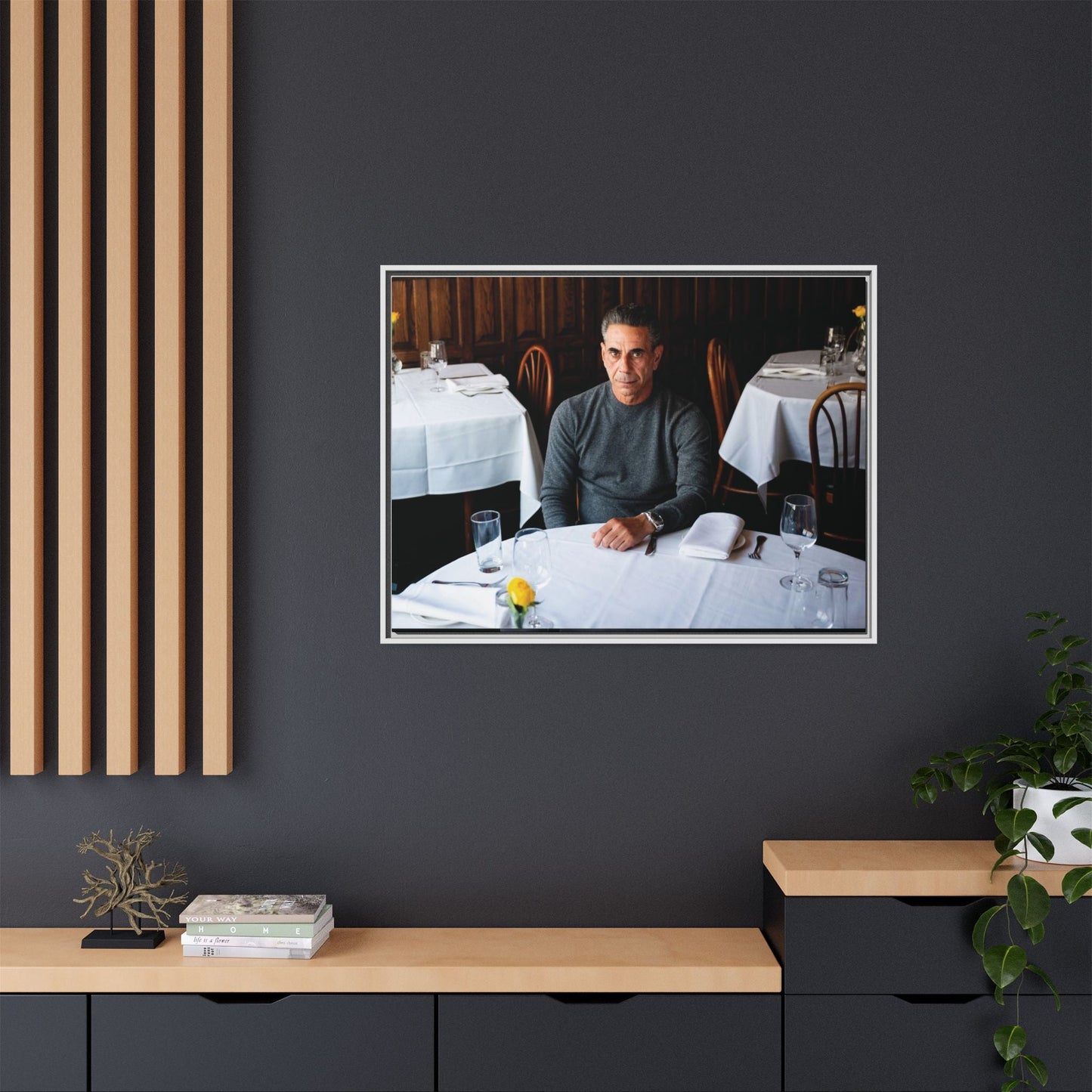 Skinny Joey Merlino - "We Can Go Anywhere" Matte Canvas, Black Frame