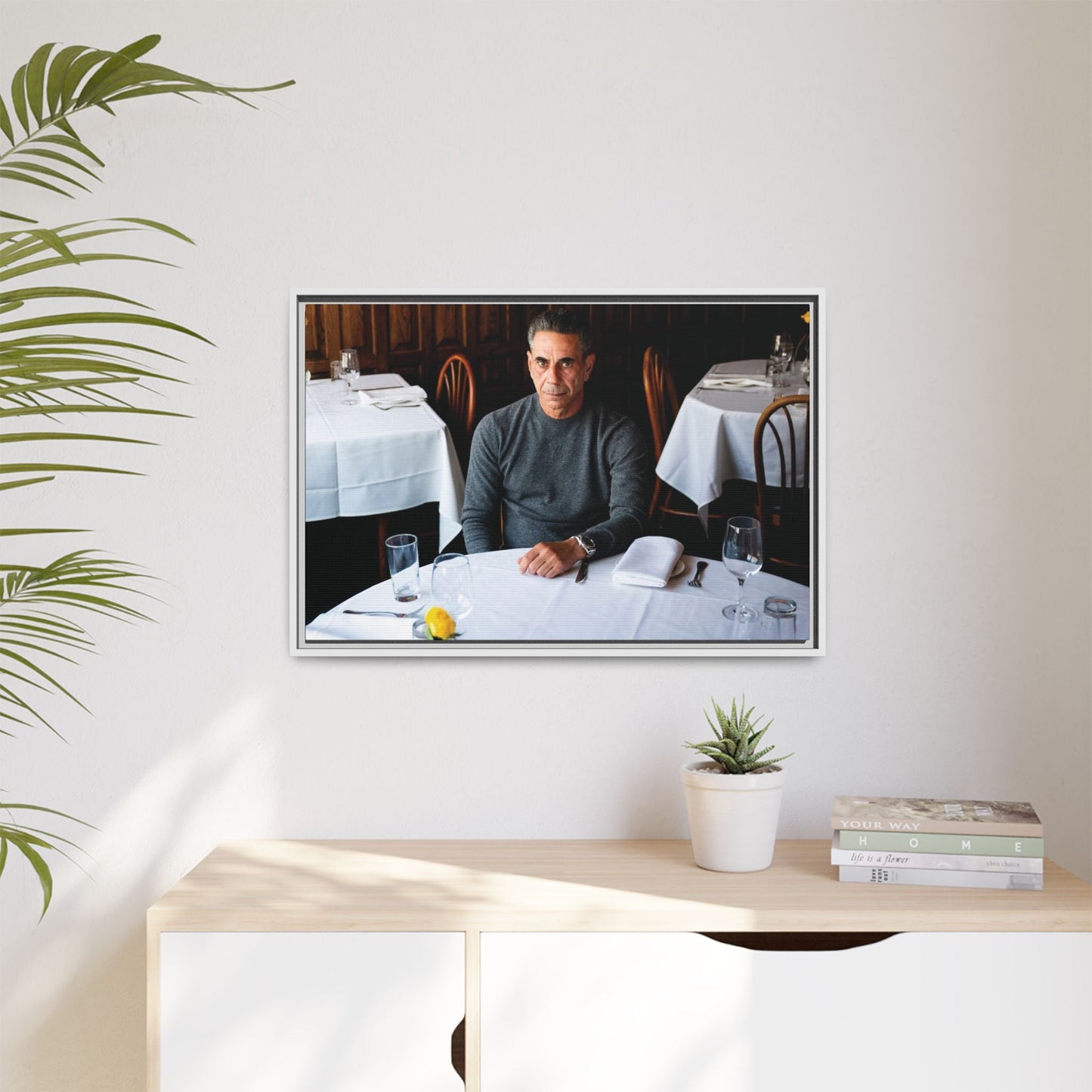 Skinny Joey Merlino - "We Can Go Anywhere" Matte Canvas, Black Frame