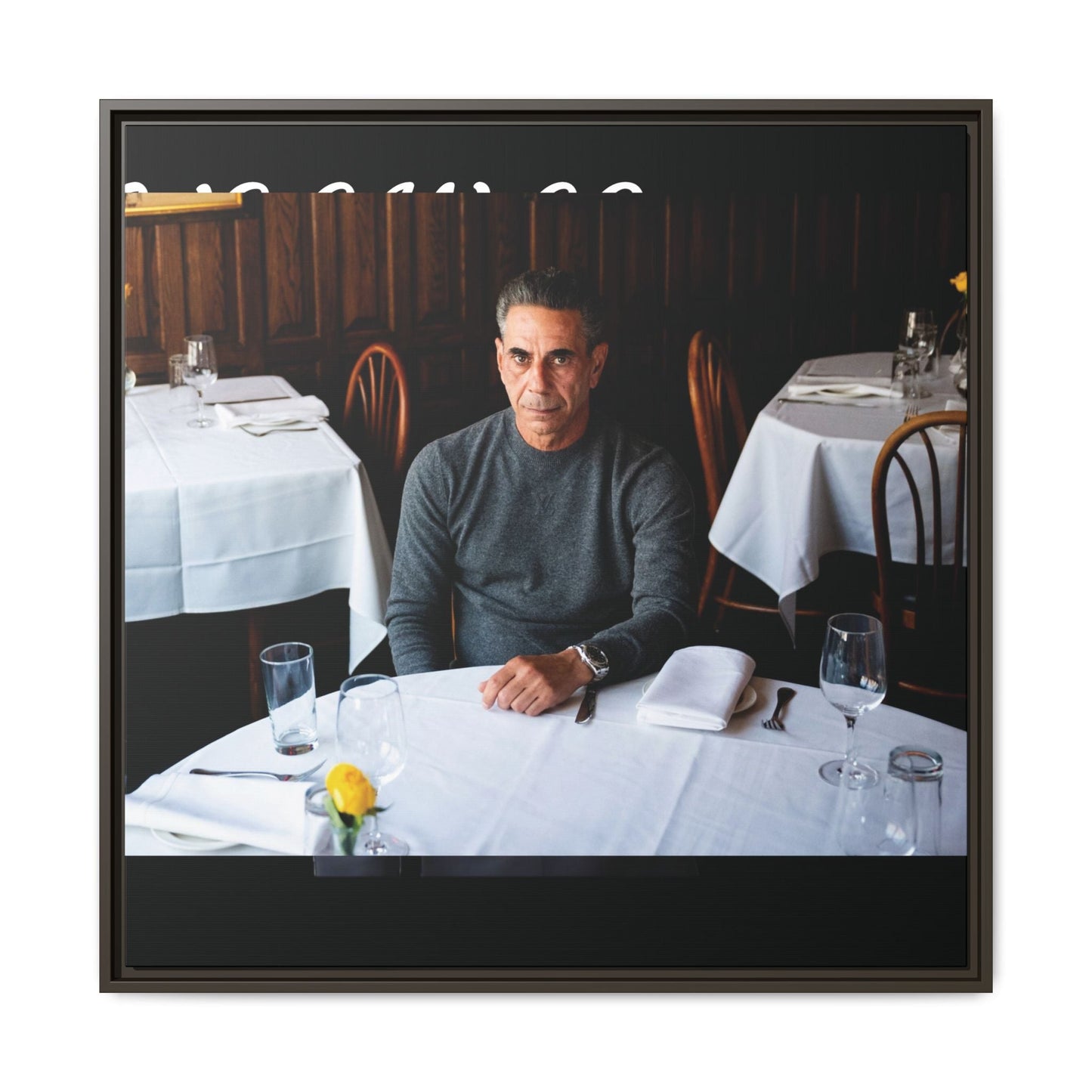 Skinny Joey Merlino - "We Can Go Anywhere" Matte Canvas, Black Frame