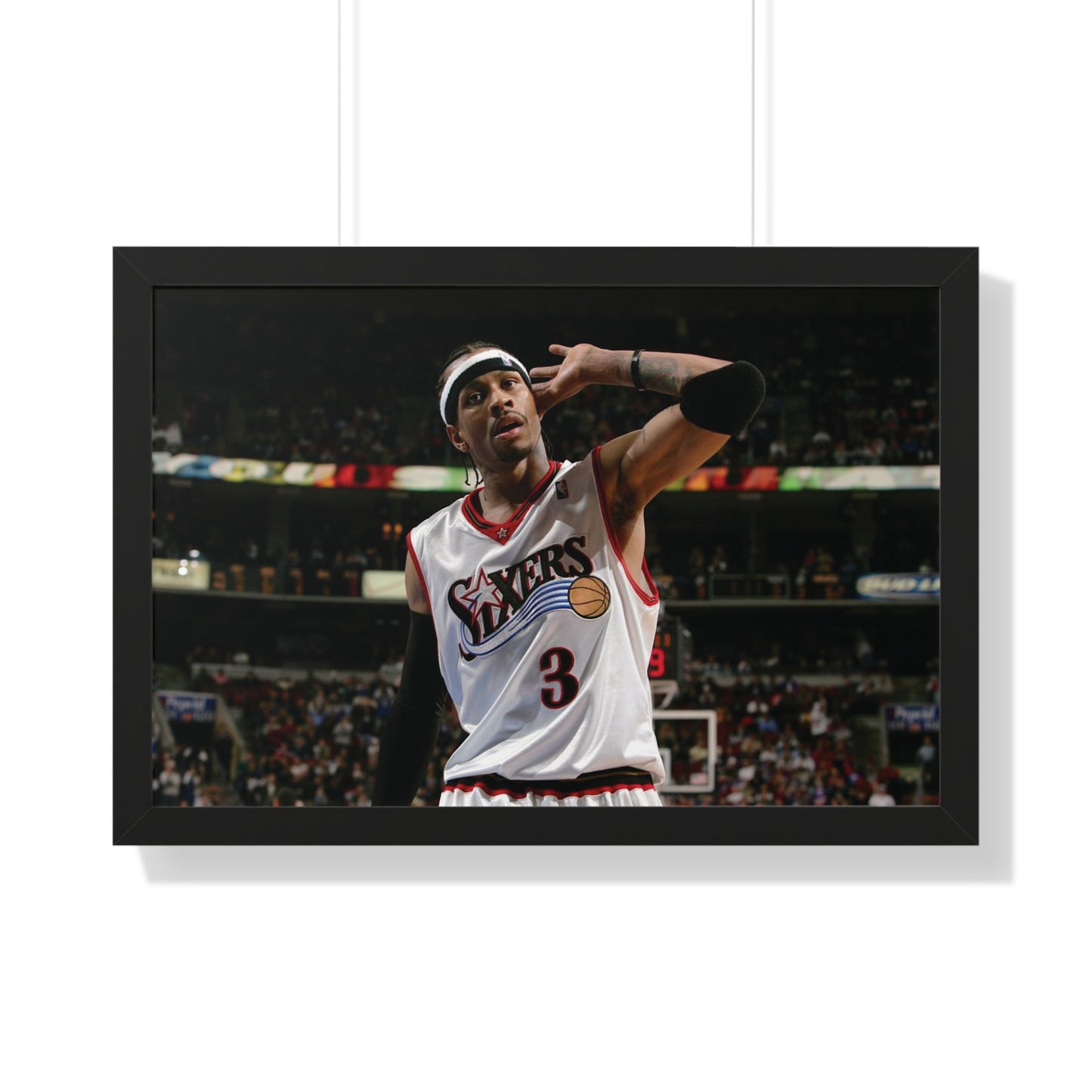 Allen Iverson 'THE ANSWER' Philadelphia 76ers Poster Print