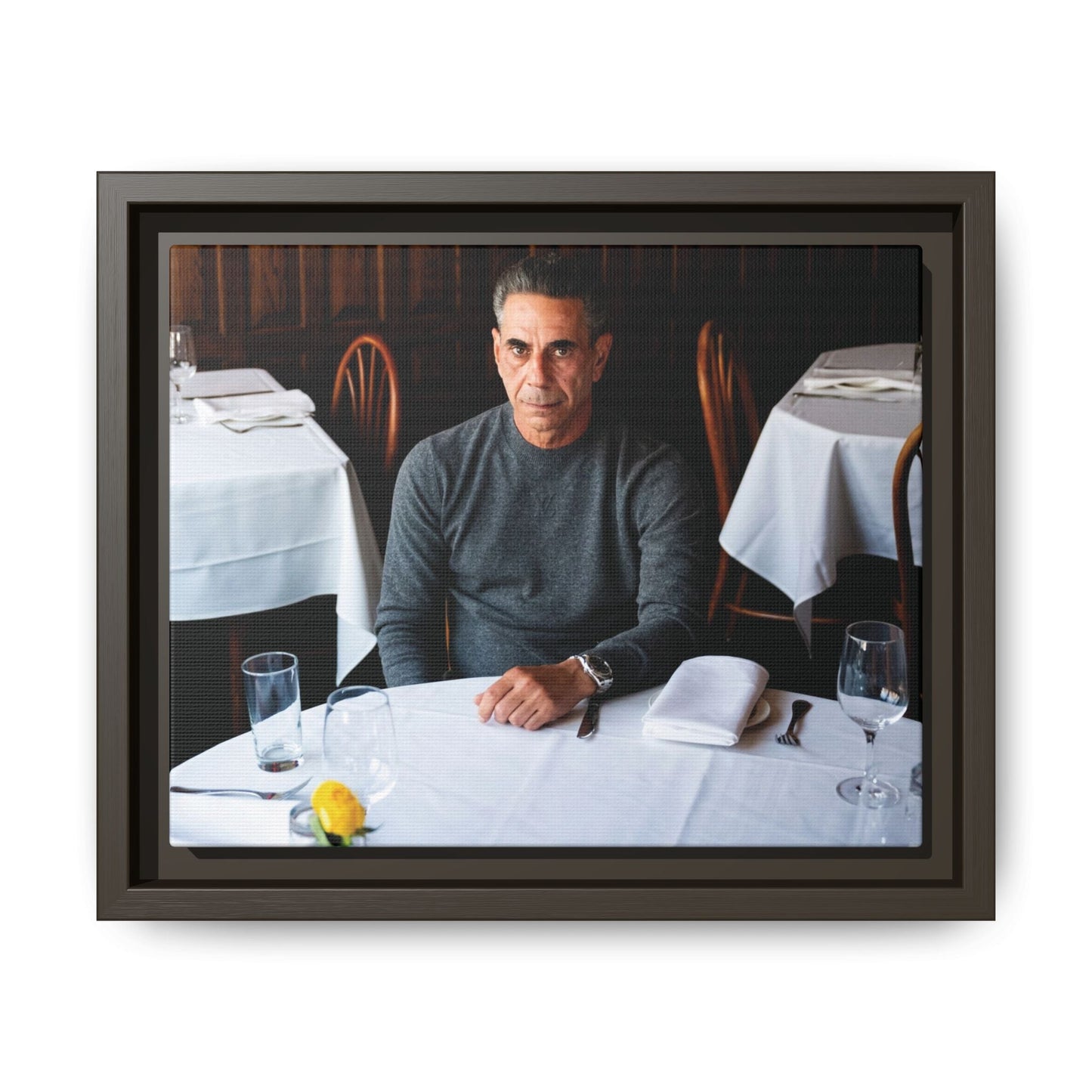 Skinny Joey Merlino - "We Can Go Anywhere" Matte Canvas, Black Frame