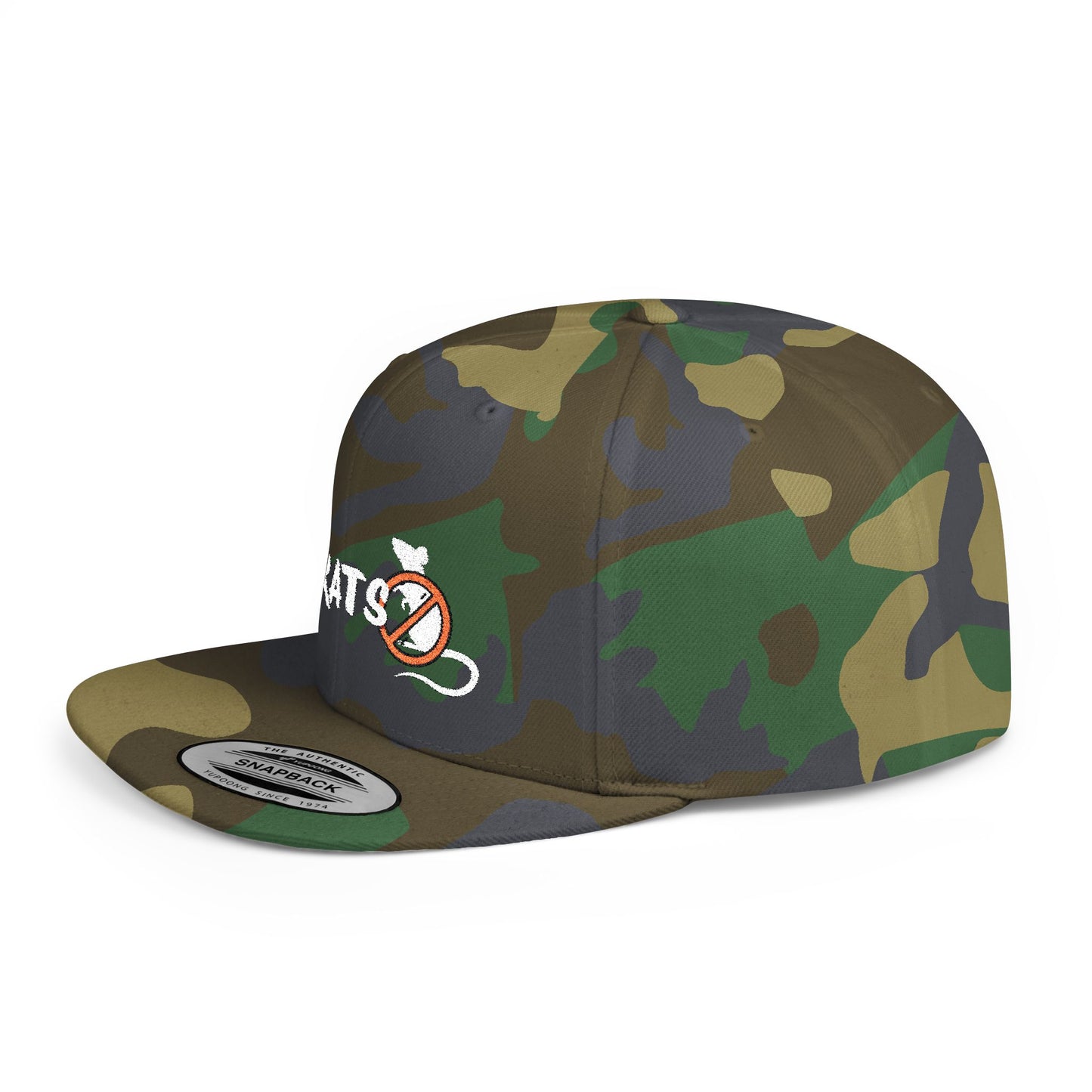 No Rats Flat Bill Snapback l No Snitches l No Tattletales l No Snakes