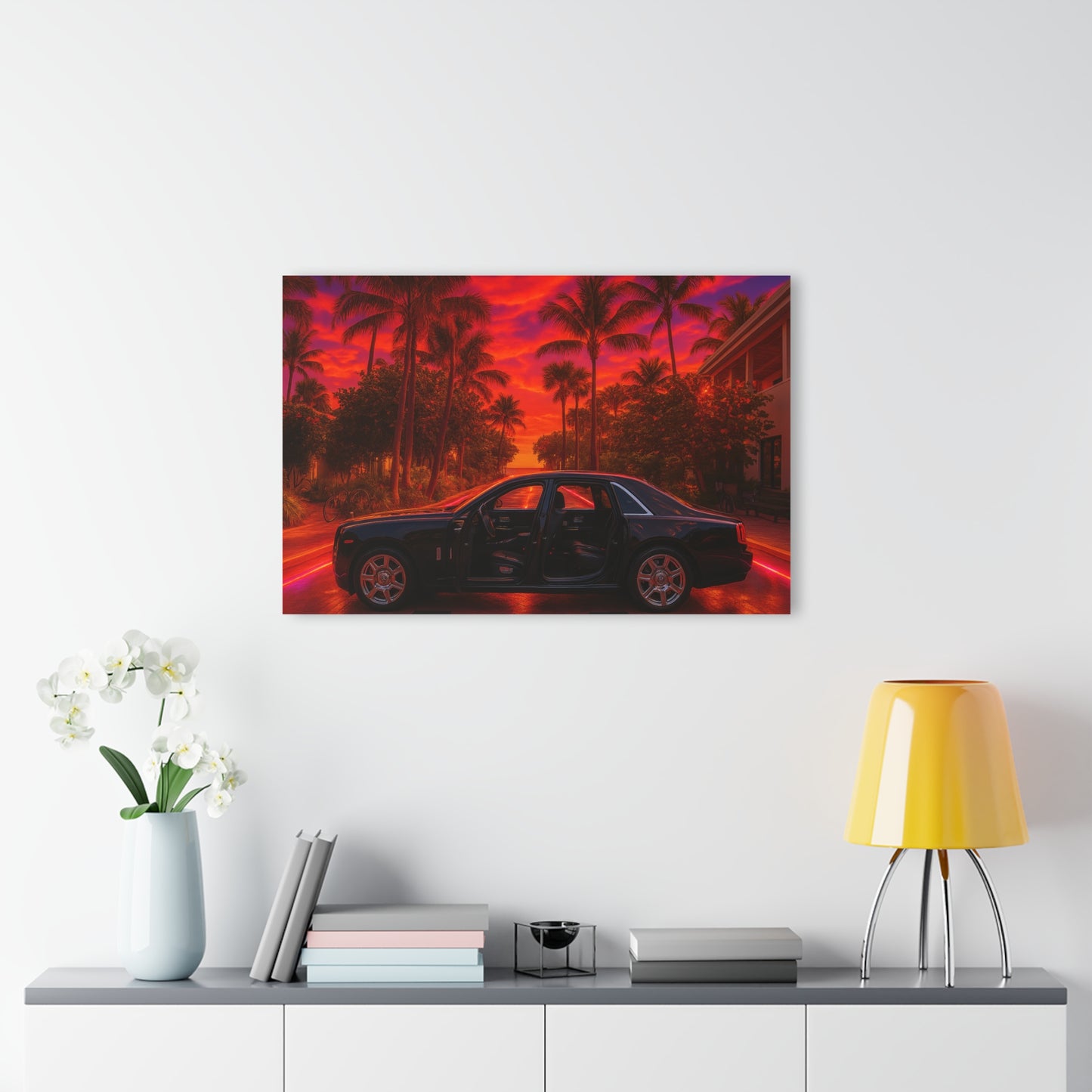 Luxury Sunset Acrylic Print - French Cleat Hanging Art