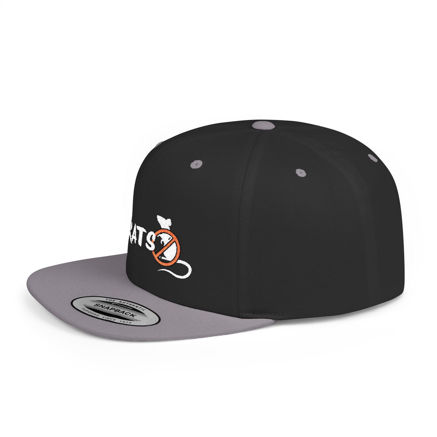 No Rats Flat Bill Snapback l No Snitches l No Tattletales l No Snakes