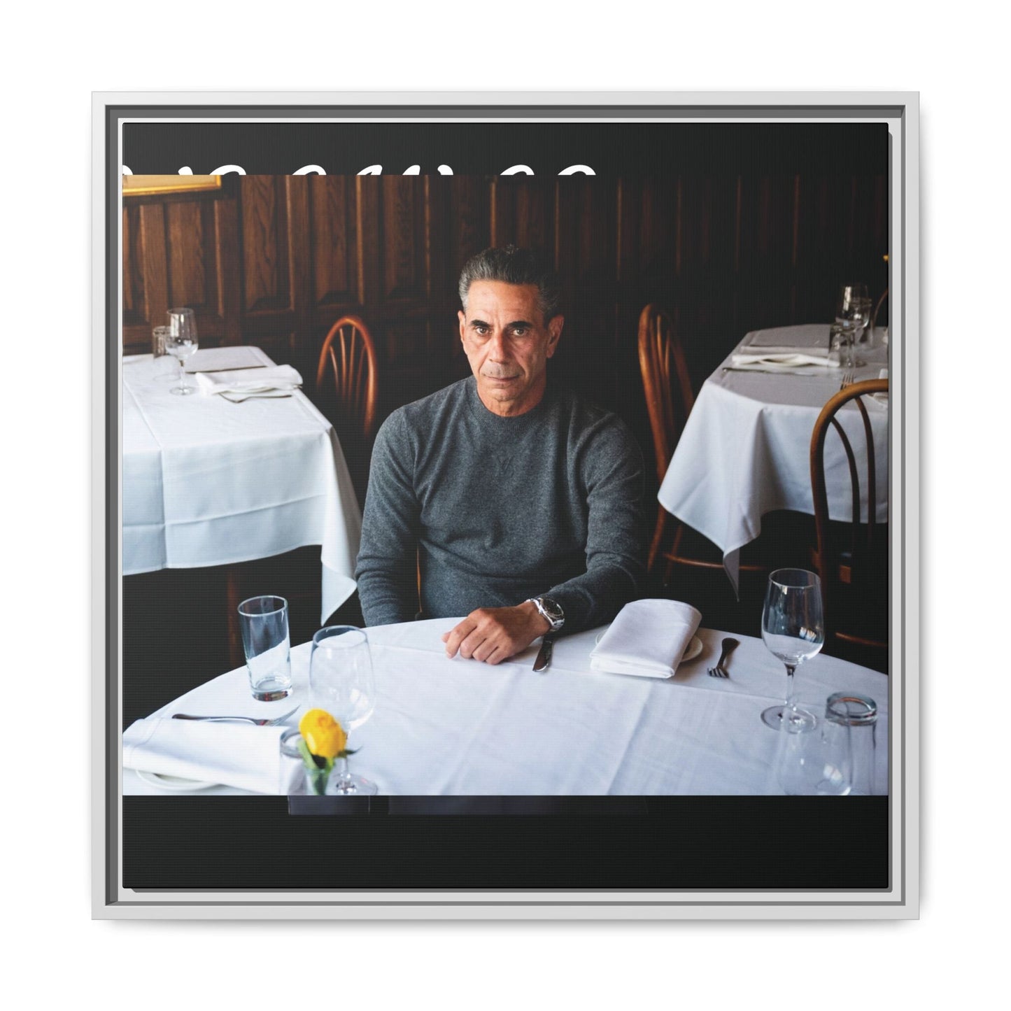Skinny Joey Merlino - "We Can Go Anywhere" Matte Canvas, Black Frame
