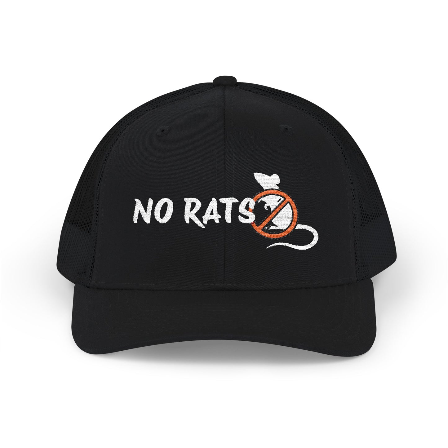No Rats Snapback Trucker Embroidery Cap l No Snitches l No Informants l No Snakes