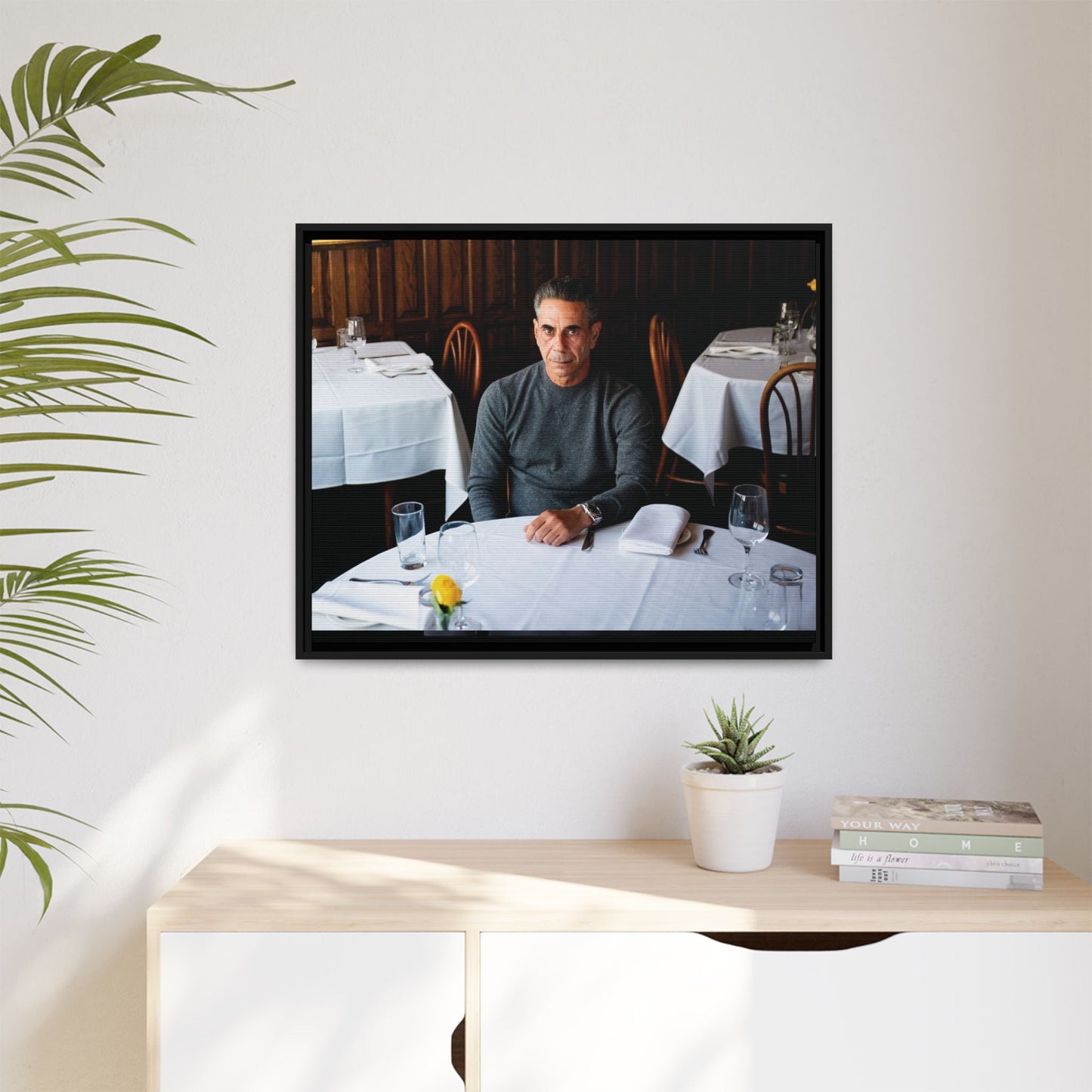 Skinny Joey Merlino - "We Can Go Anywhere" Matte Canvas, Black Frame