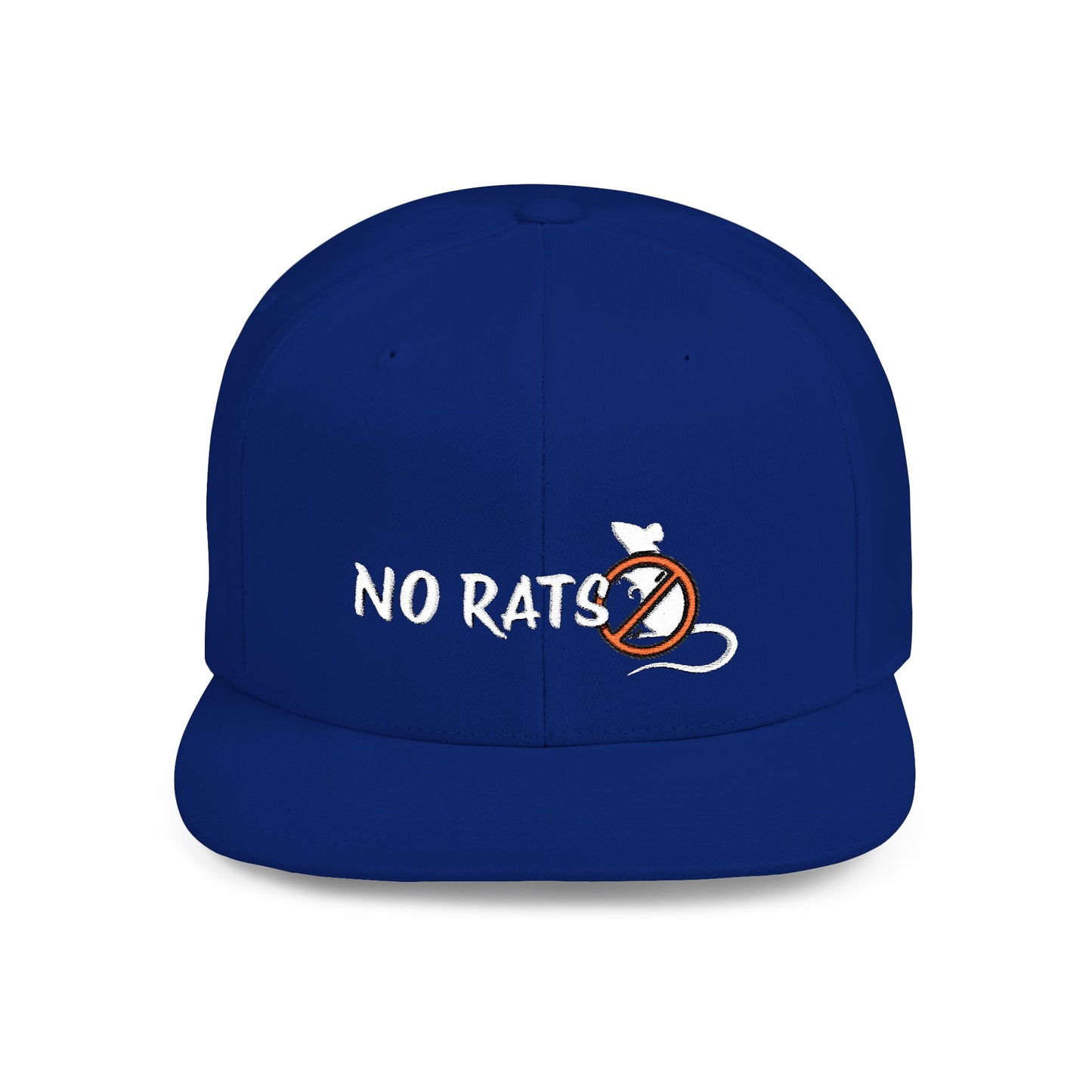 No Rats Flat Bill Snapback l No Snitches l No Tattletales l No Snakes