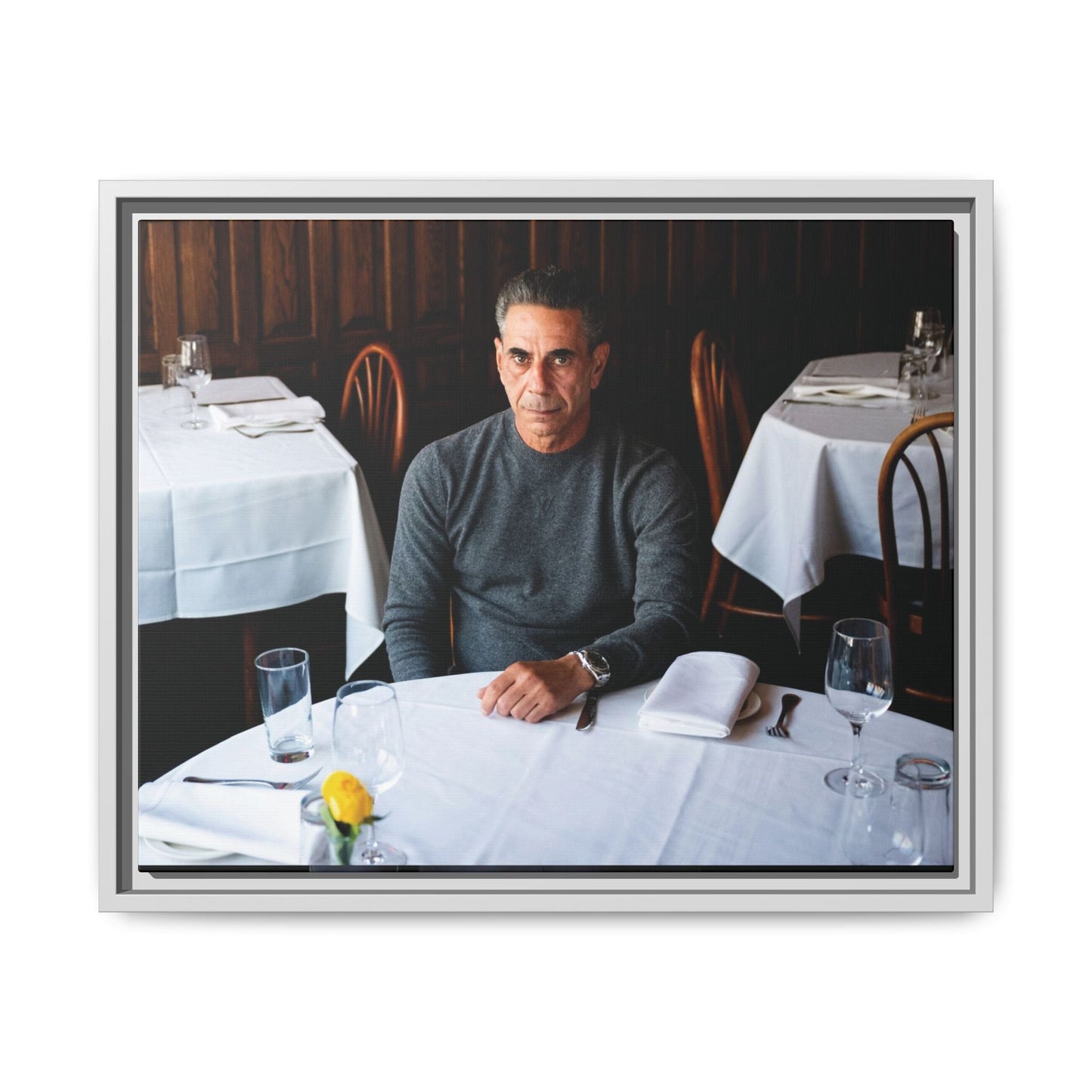 Skinny Joey Merlino - "We Can Go Anywhere" Matte Canvas, Black Frame