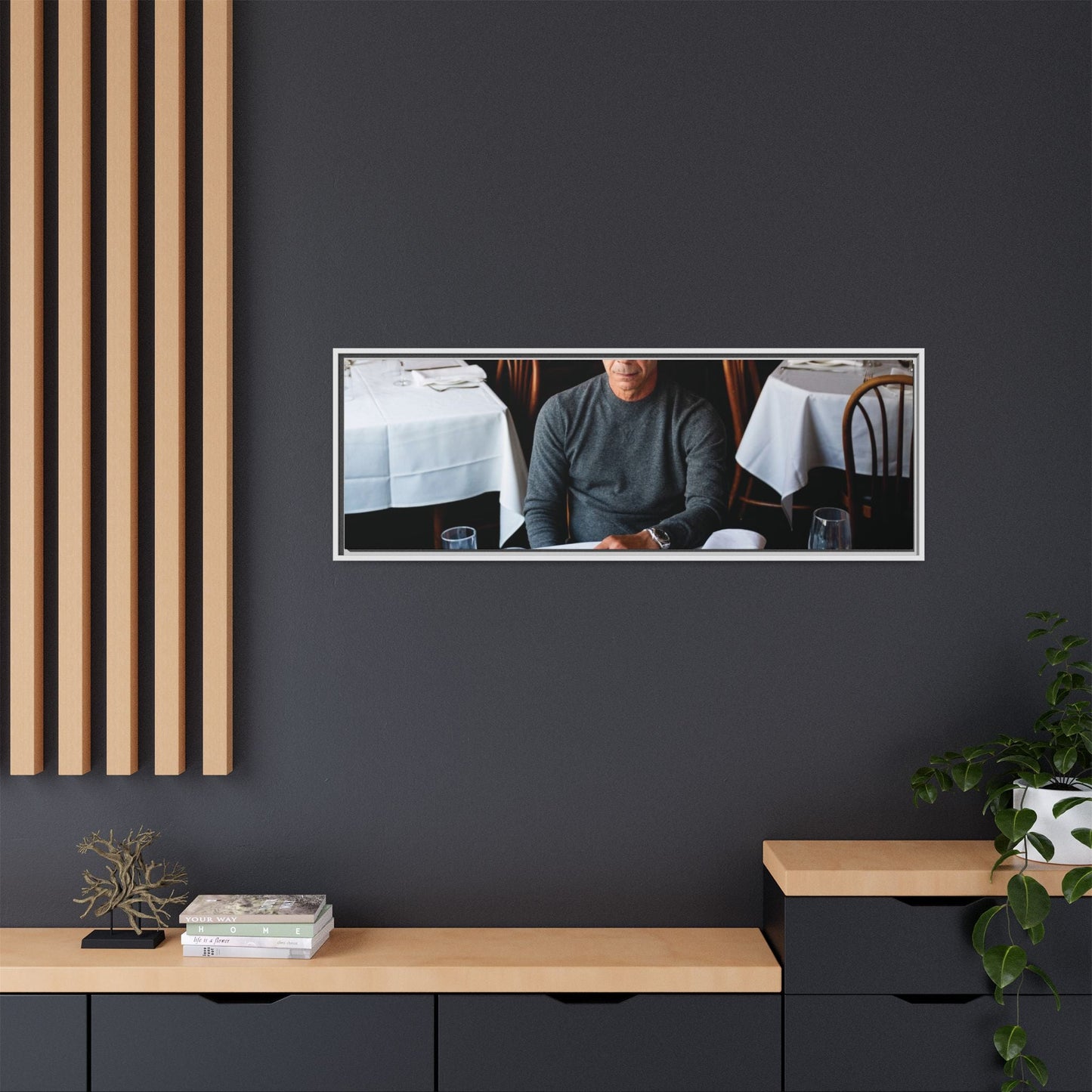 Skinny Joey Merlino - "We Can Go Anywhere" Matte Canvas, Black Frame