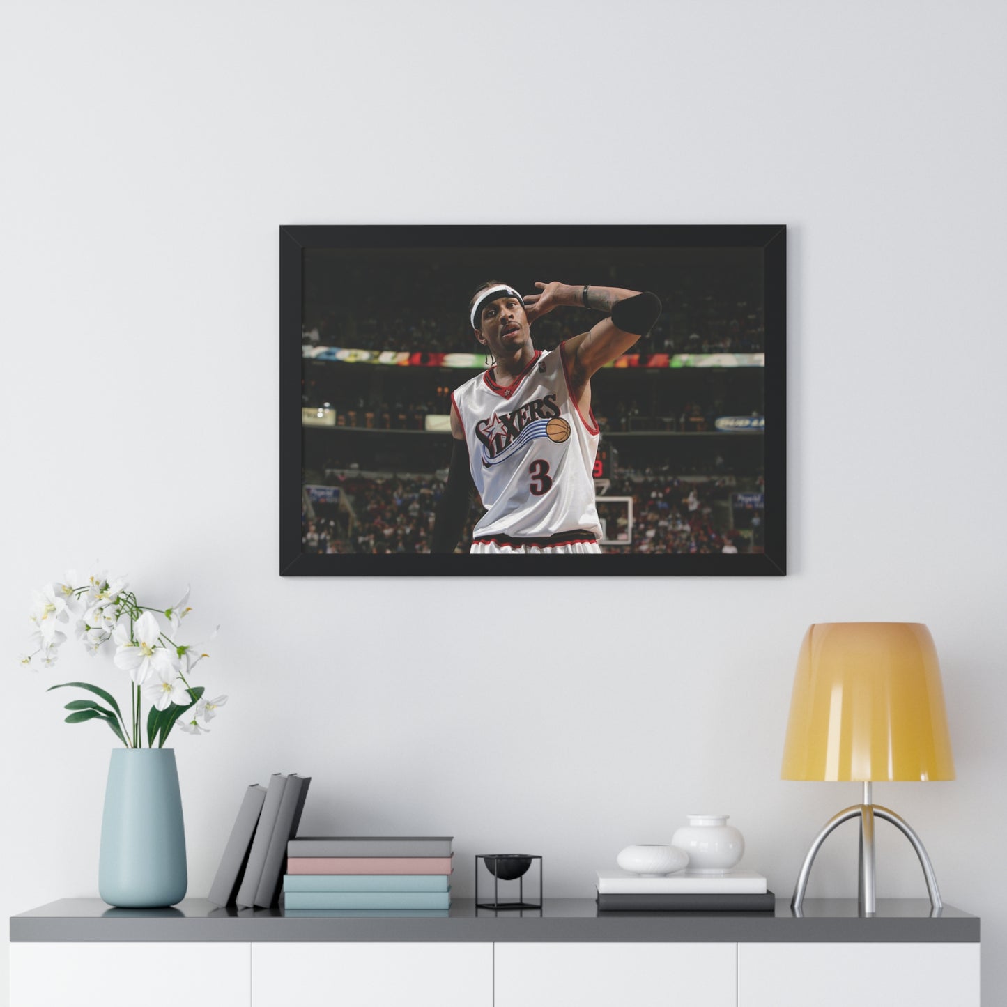 Allen Iverson 'THE ANSWER' Philadelphia 76ers Poster Print