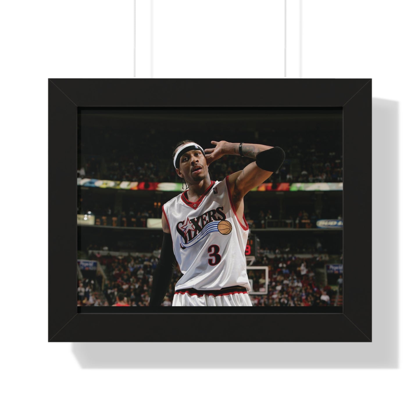 Allen Iverson 'THE ANSWER' Philadelphia 76ers Poster Print