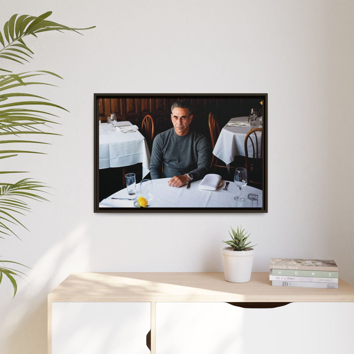 Skinny Joey Merlino - "We Can Go Anywhere" Matte Canvas, Black Frame