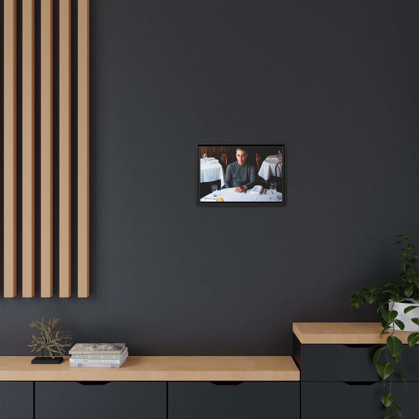 Skinny Joey Merlino - "We Can Go Anywhere" Matte Canvas, Black Frame