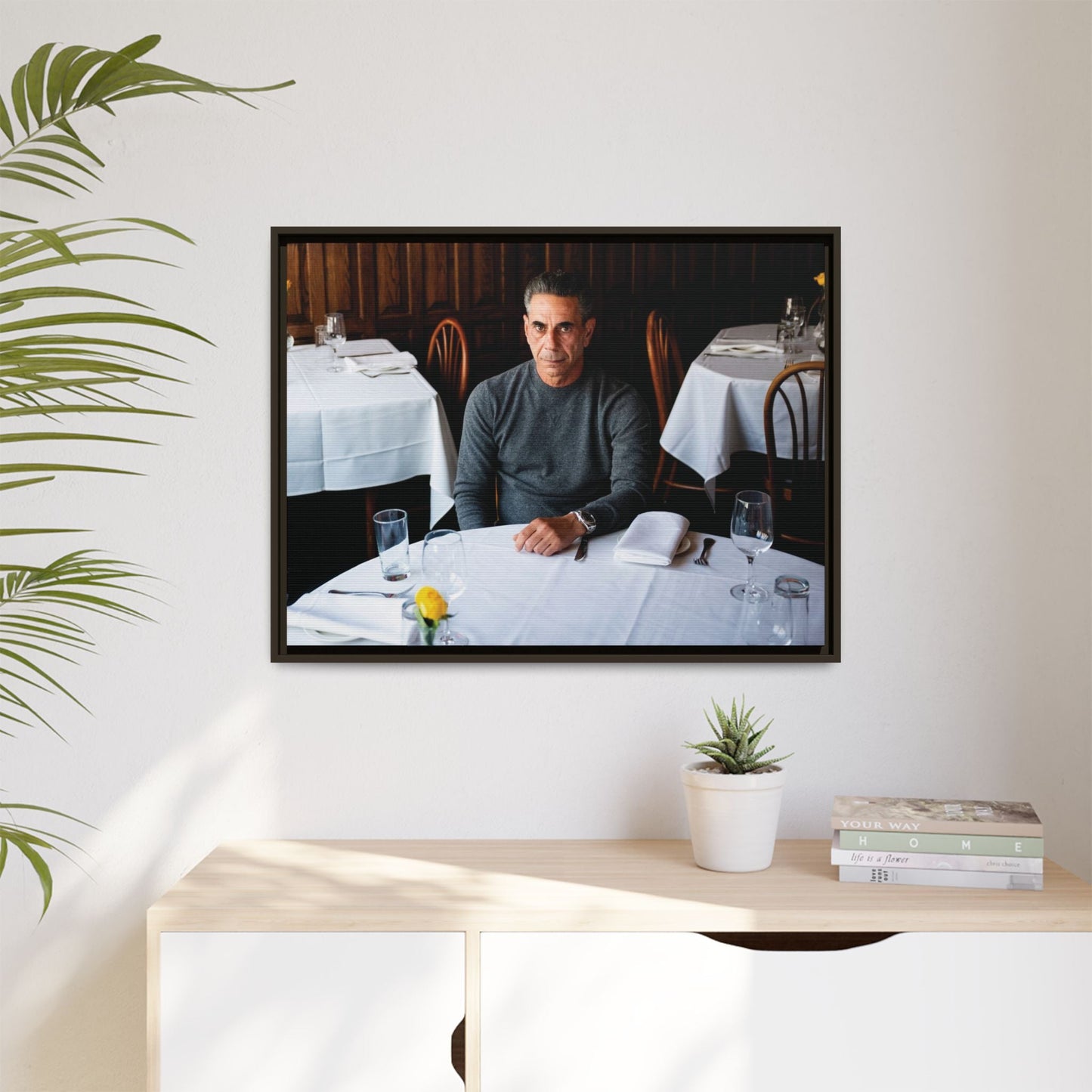Skinny Joey Merlino - "We Can Go Anywhere" Matte Canvas, Black Frame