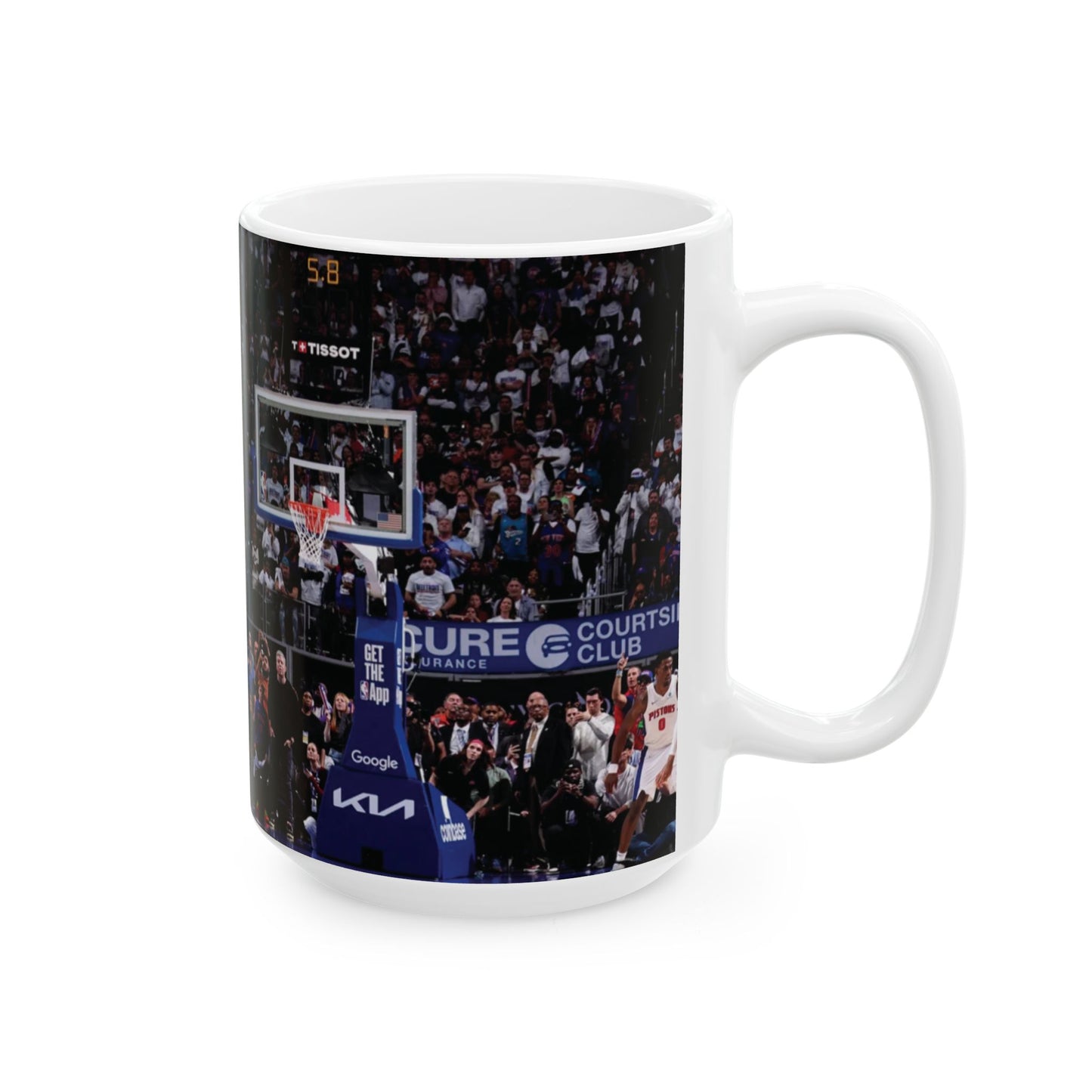 Jalen Brunson New York Knicks NBA Game Winner Playoffs Basketball Celebration Ceramic Mug - Perfect for Fans & Gifting