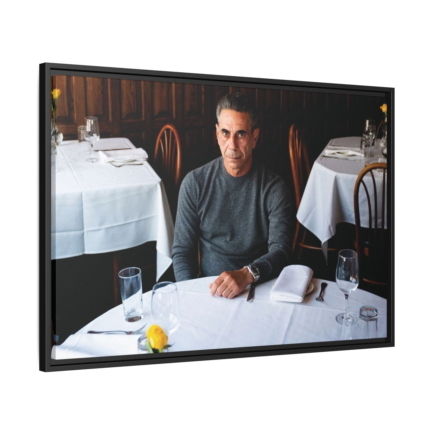 Skinny Joey Merlino - "We Can Go Anywhere" Matte Canvas, Black Frame