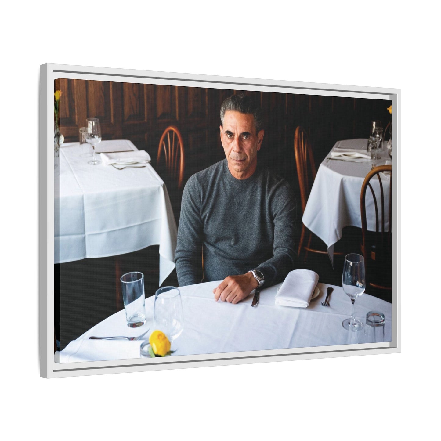 Skinny Joey Merlino - "We Can Go Anywhere" Matte Canvas, Black Frame