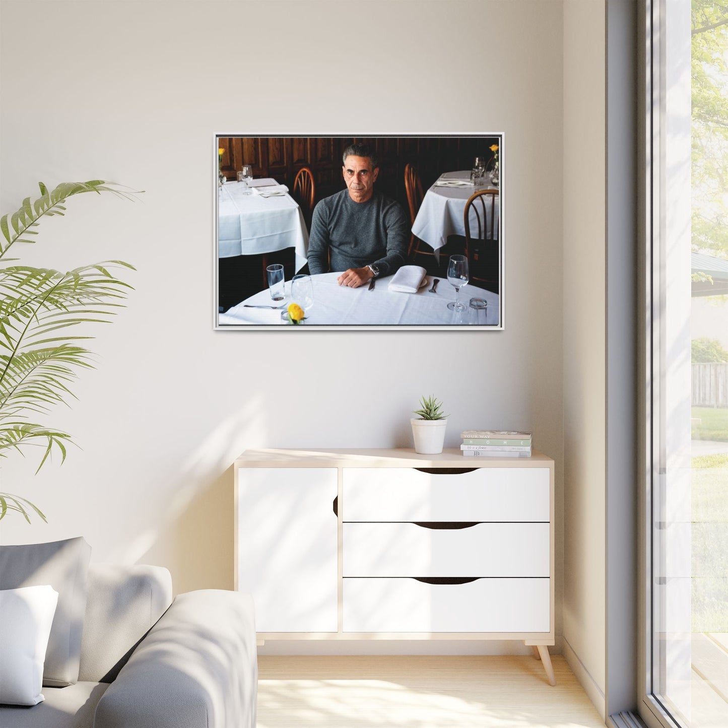 Skinny Joey Merlino - "We Can Go Anywhere" Matte Canvas, Black Frame