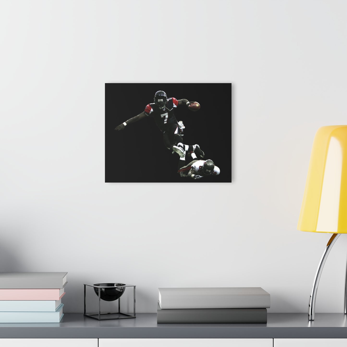 Mike Vick #7 Touchdown MVP Season Atlanta Falcons) Acrylic Wall Art