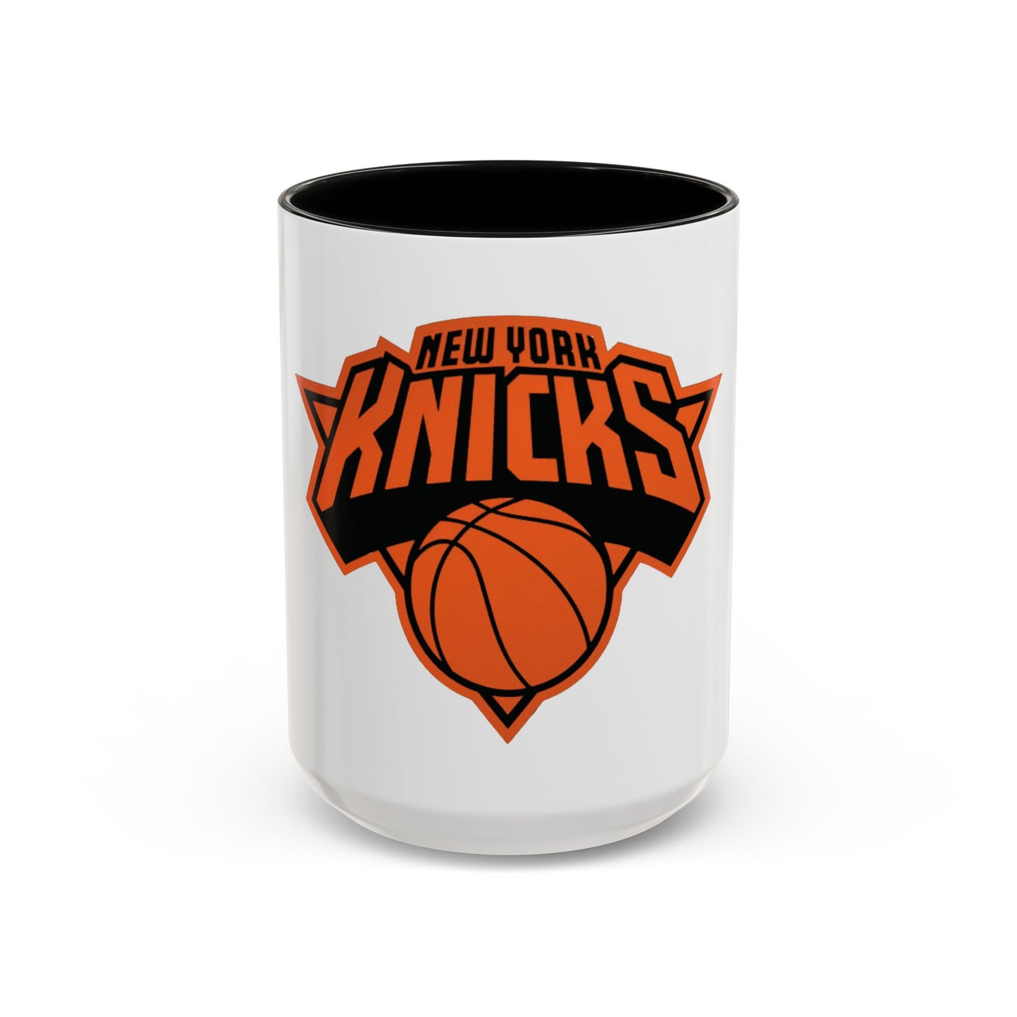 New York Knicks Playoff Basketball Accent Coffee Mug - Perfect for Fans and Game Days