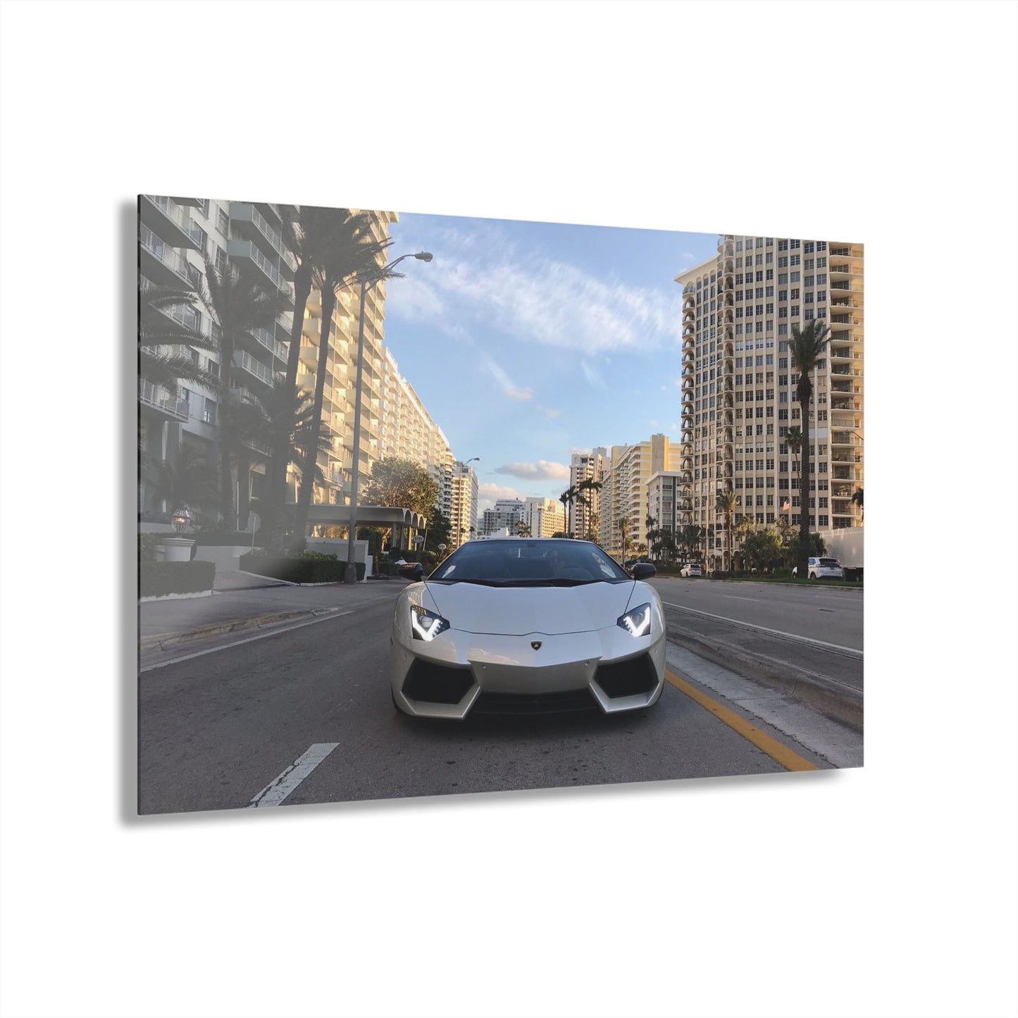Modern Acrylic Art Print - Urban Car Photography