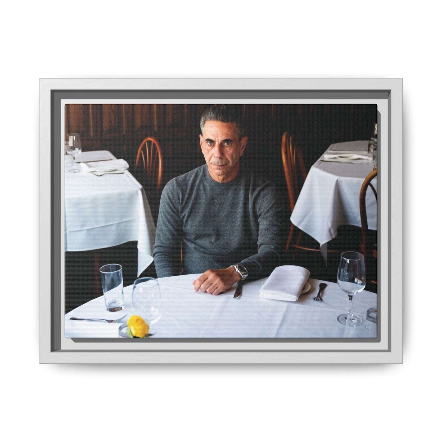 Skinny Joey Merlino - "We Can Go Anywhere" Matte Canvas, Black Frame