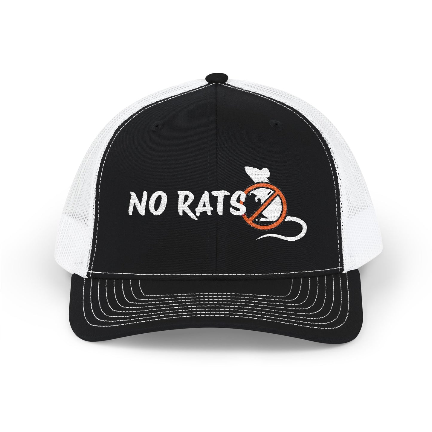 No Rats Snapback Trucker Embroidery Cap l No Snitches l No Informants l No Snakes