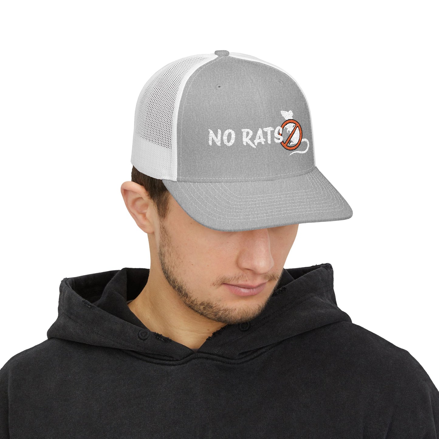 No Rats Snapback Trucker Embroidery Cap l No Snitches l No Informants l No Snakes