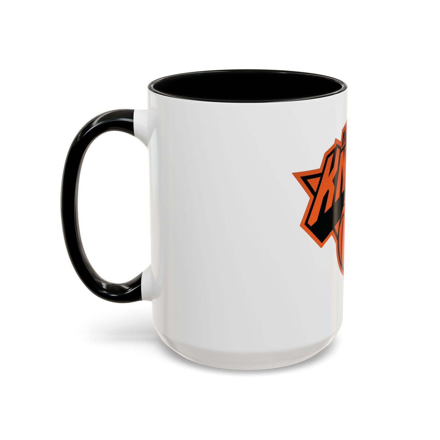 New York Knicks Playoff Basketball Accent Coffee Mug - Perfect for Fans and Game Days