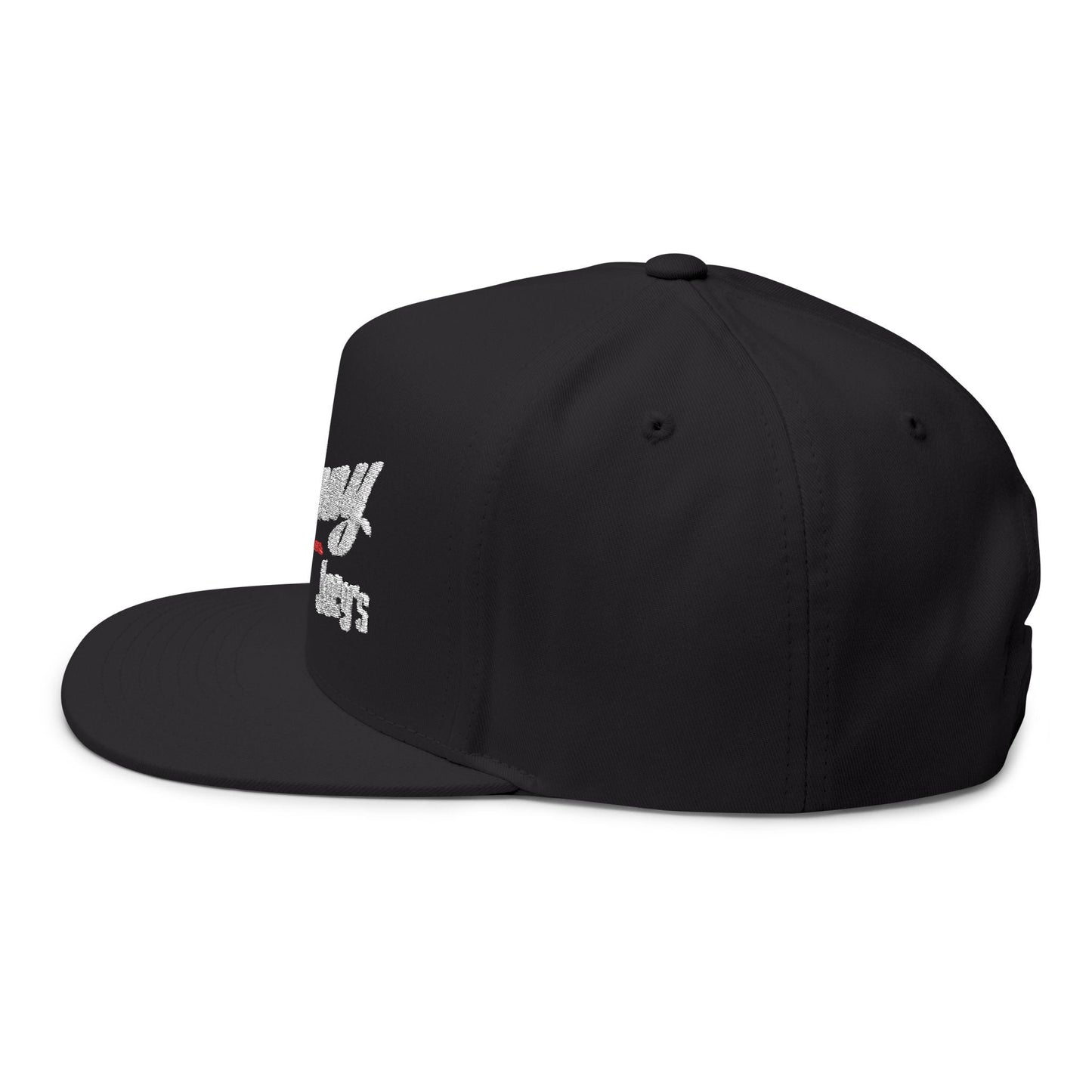Skinny Joey's Embroidered Flat Bill Cap - Stylish Streetwear Hat for Trend Setters