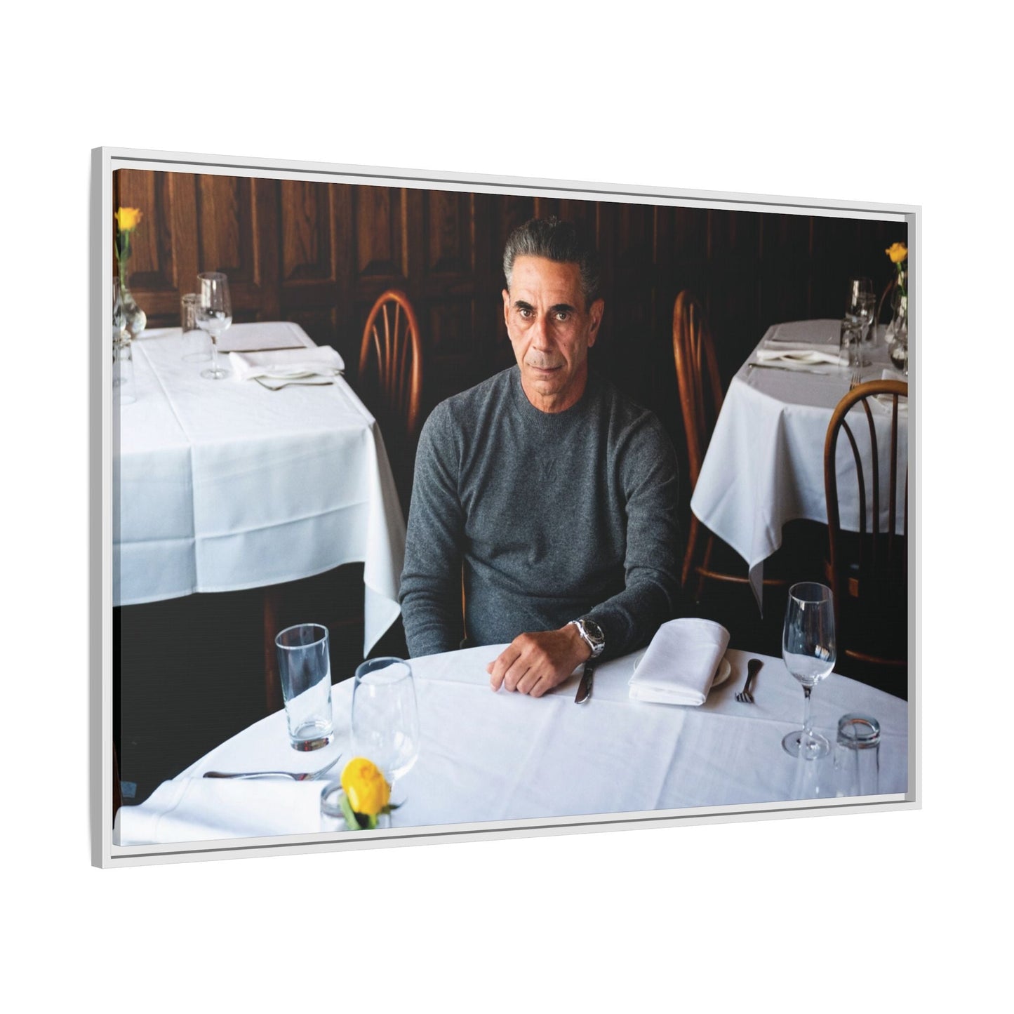Skinny Joey Merlino - "We Can Go Anywhere" Matte Canvas, Black Frame