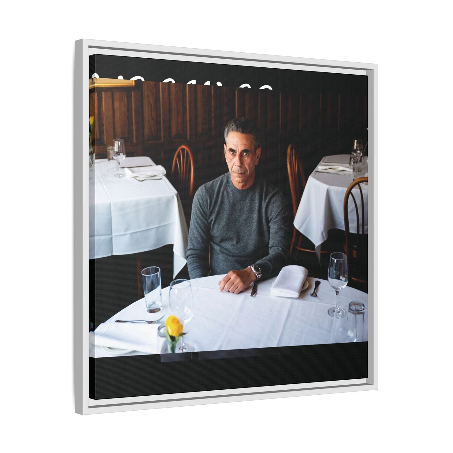 Skinny Joey Merlino - "We Can Go Anywhere" Matte Canvas, Black Frame