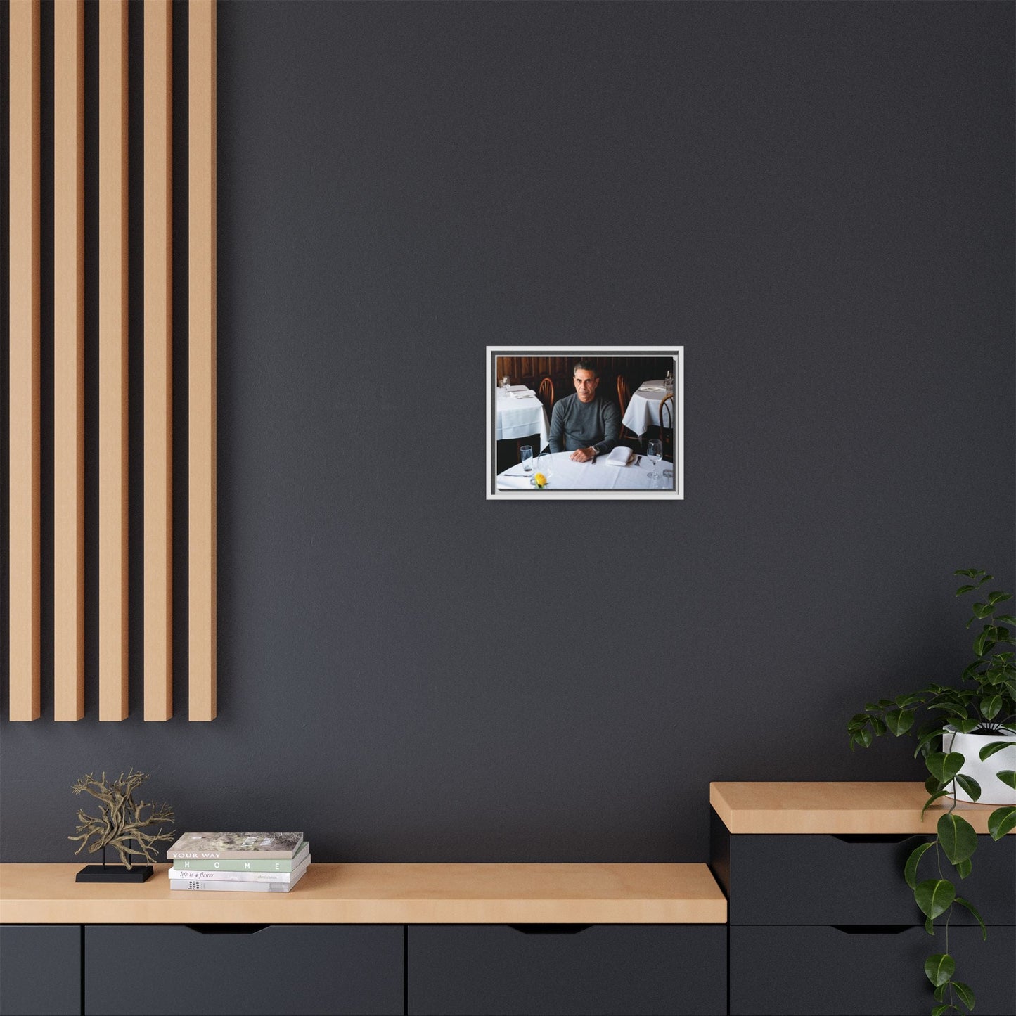 Skinny Joey Merlino - "We Can Go Anywhere" Matte Canvas, Black Frame