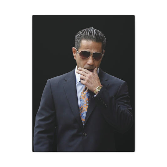 Skinny Joey Merlino Matte Canvas Wall Art - Modern Business Elegance Wall Art - Joey Merlino Entrepreneur Modern Business Elegance