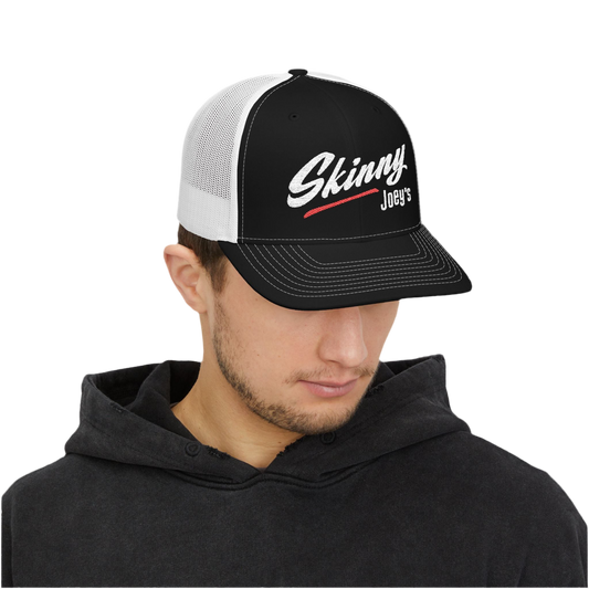 Skinny Joey's Snapback Trucker Cap - Stylish Embroidered Hat for Casual Wear