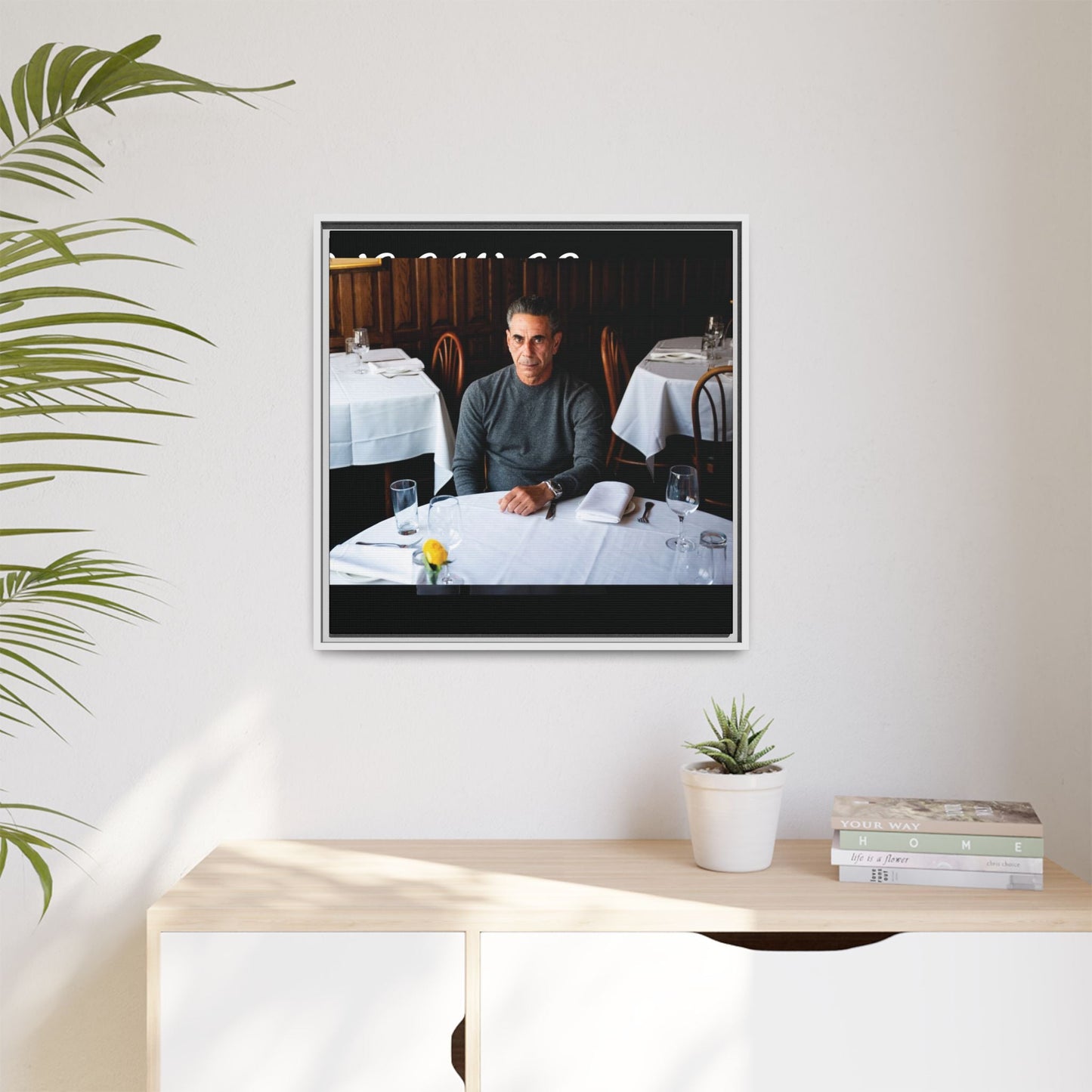 Skinny Joey Merlino - "We Can Go Anywhere" Matte Canvas, Black Frame