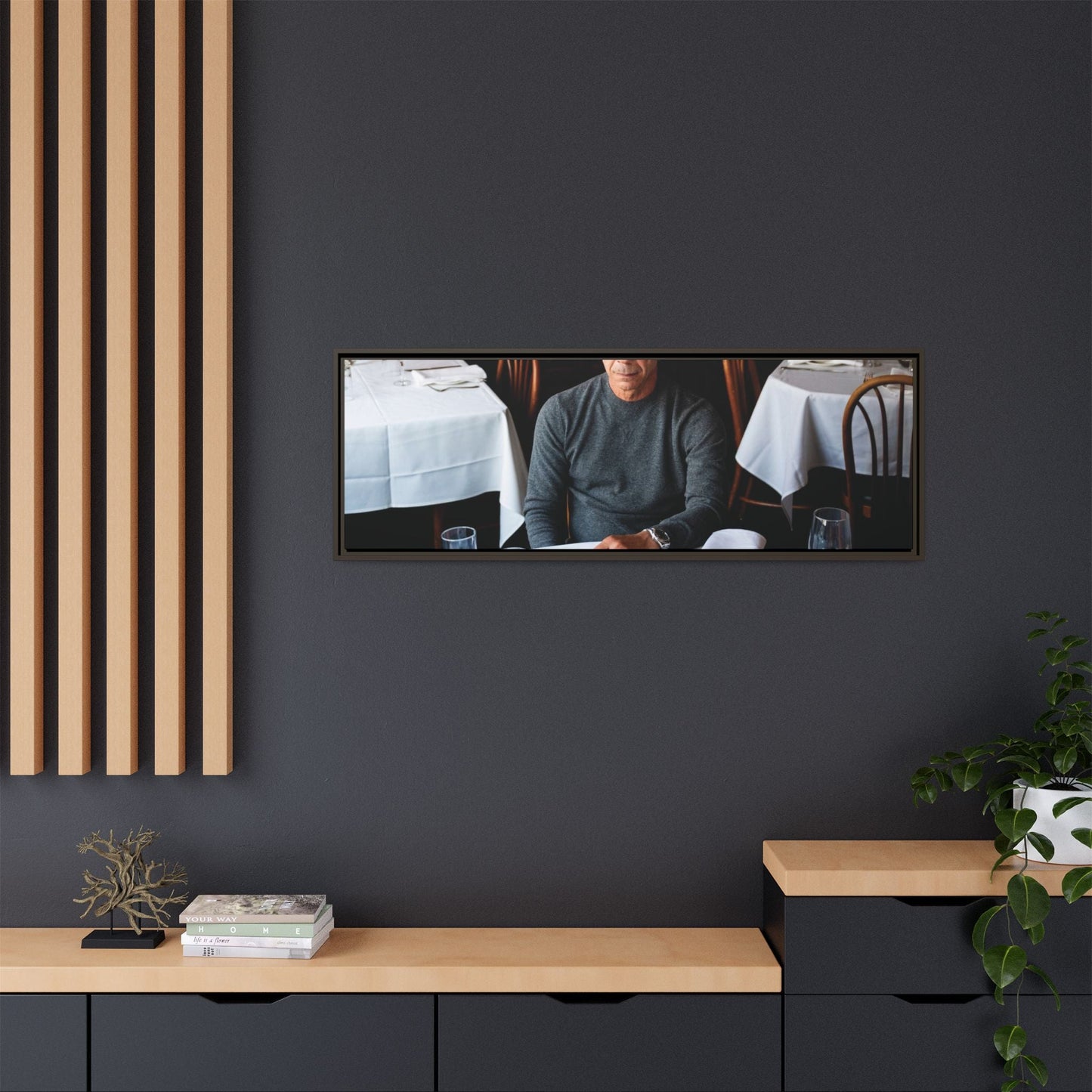 Skinny Joey Merlino - "We Can Go Anywhere" Matte Canvas, Black Frame