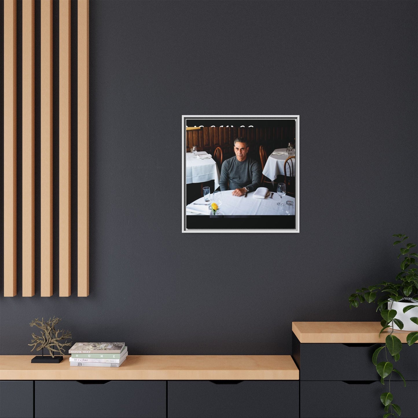 Skinny Joey Merlino - "We Can Go Anywhere" Matte Canvas, Black Frame
