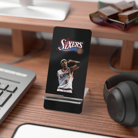 Allen Iverson 76ers Sports Themed Mobile Display Stand for Smartphones - Philadelphia 76ers Design