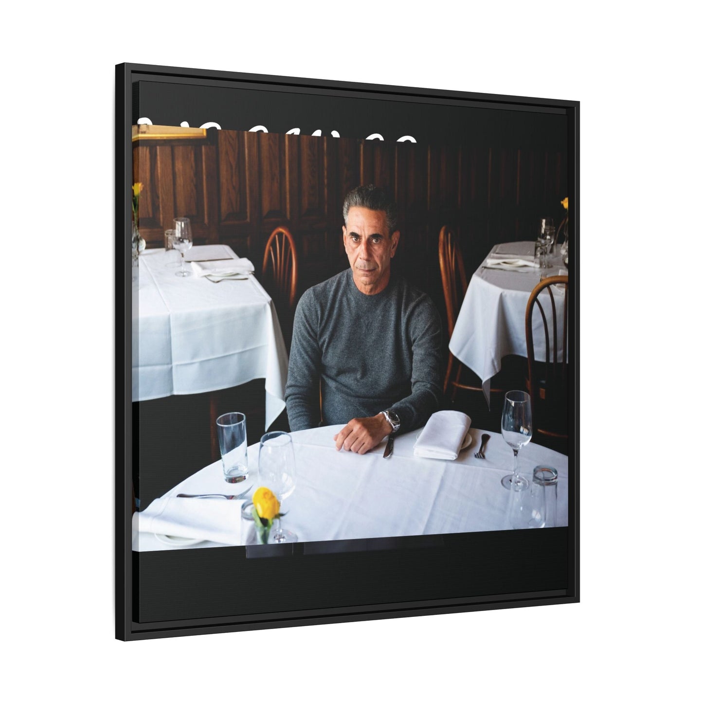 Skinny Joey Merlino - "We Can Go Anywhere" Matte Canvas, Black Frame