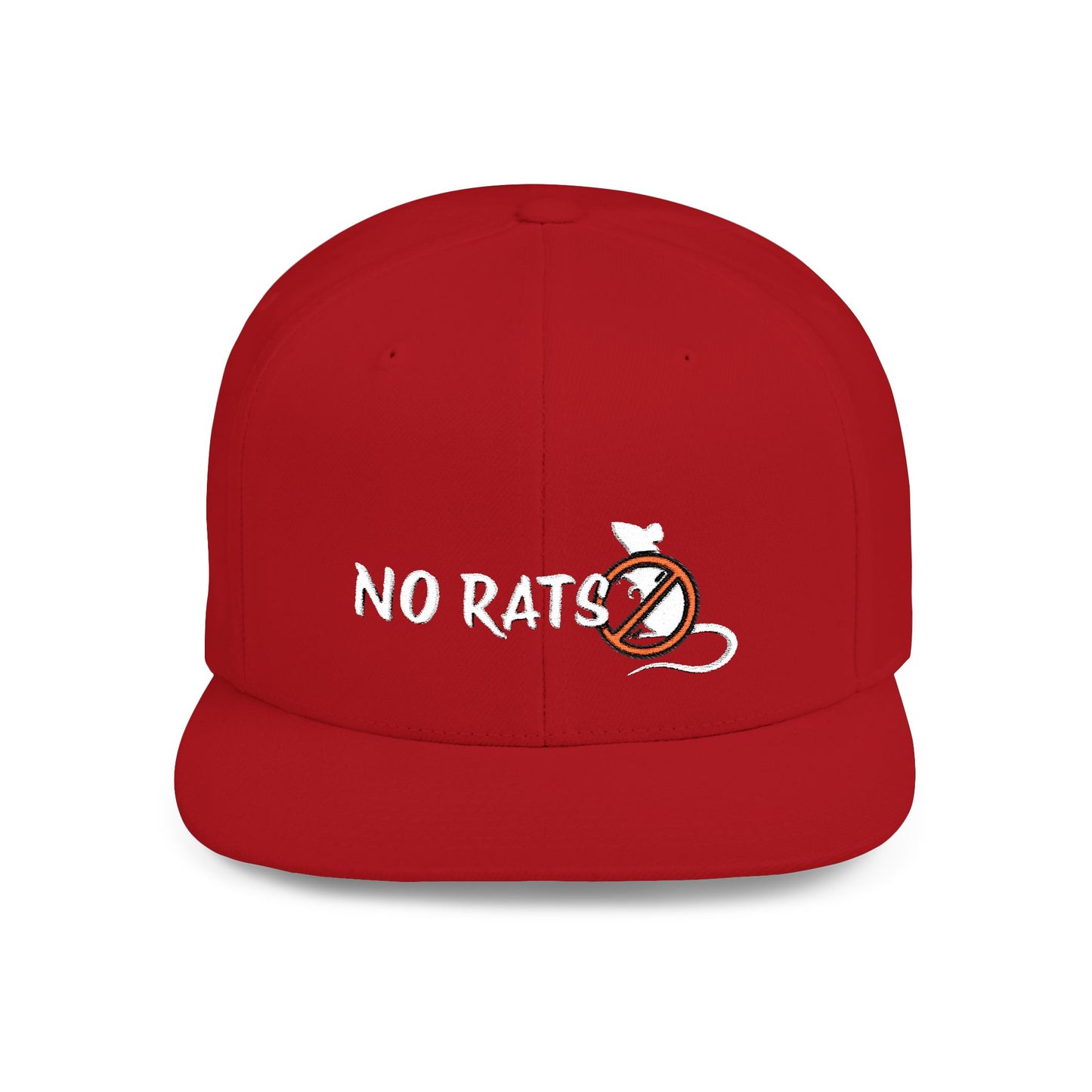 No Rats Flat Bill Snapback l No Snitches l No Tattletales l No Snakes
