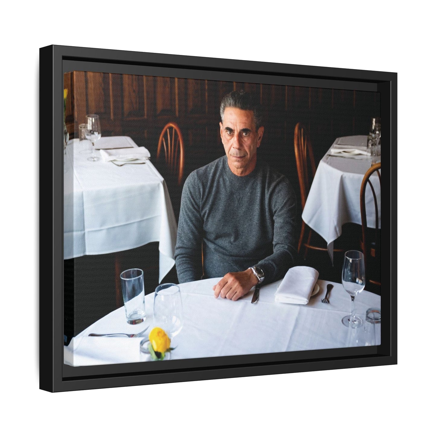 Skinny Joey Merlino - "We Can Go Anywhere" Matte Canvas, Black Frame
