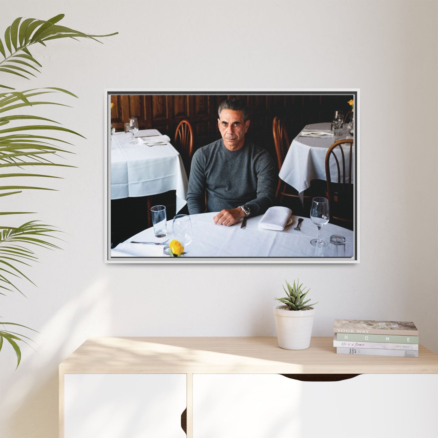 Skinny Joey Merlino - "We Can Go Anywhere" Matte Canvas, Black Frame