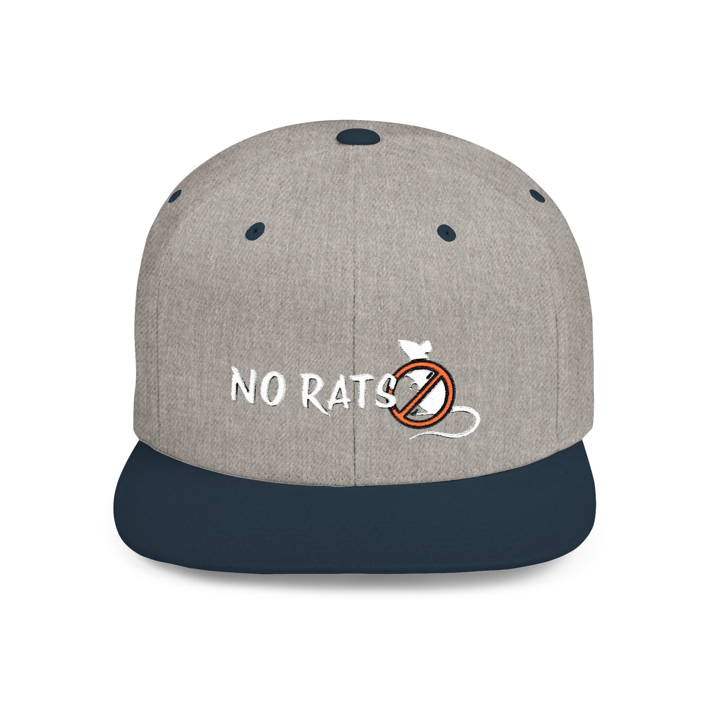 No Rats Flat Bill Snapback l No Snitches l No Tattletales l No Snakes