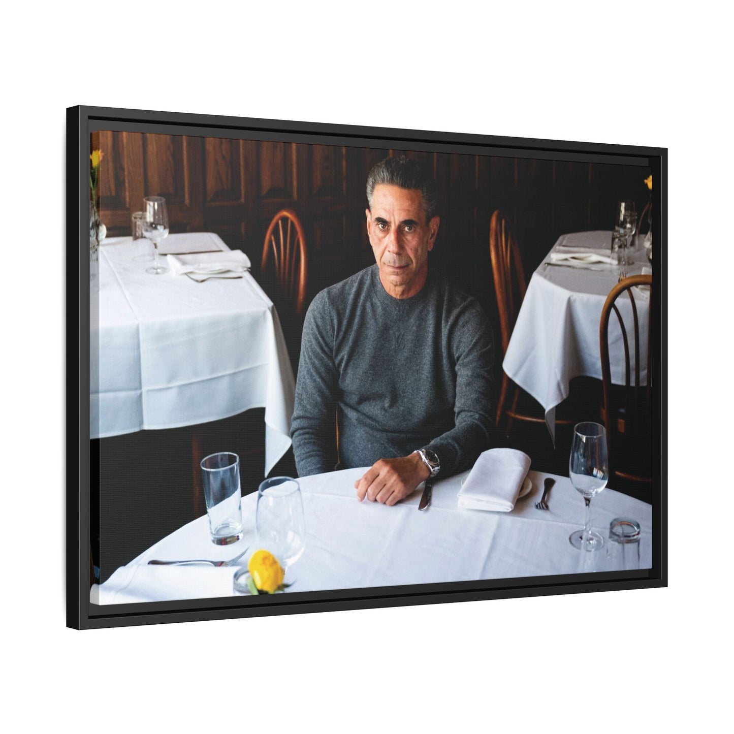 Skinny Joey Merlino - "We Can Go Anywhere" Matte Canvas, Black Frame